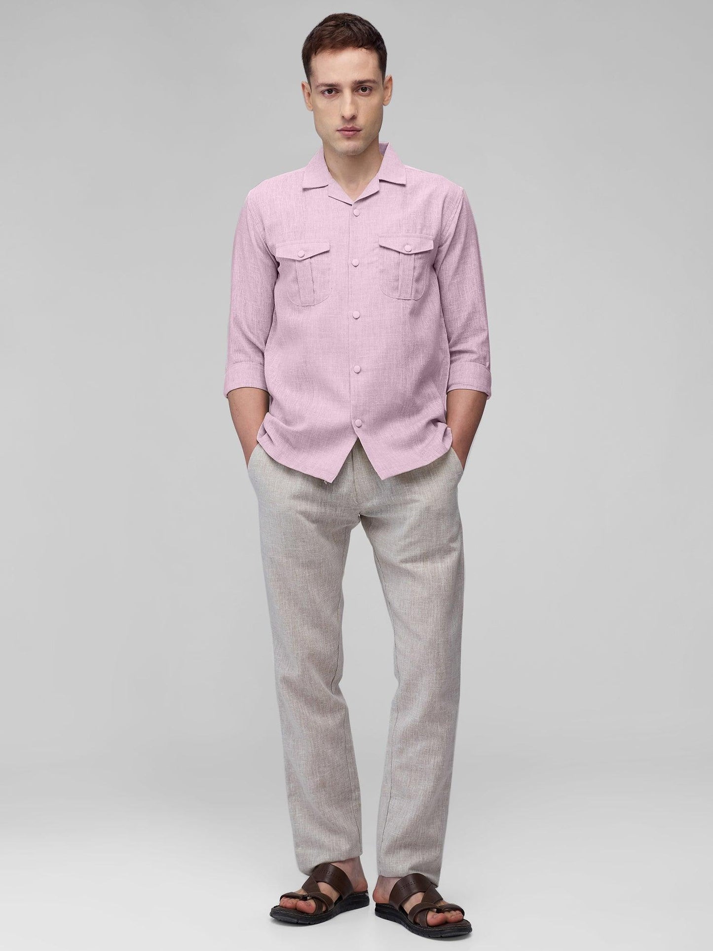 Airavat Safari | Lavender 100% Pure Linen - Bhrata