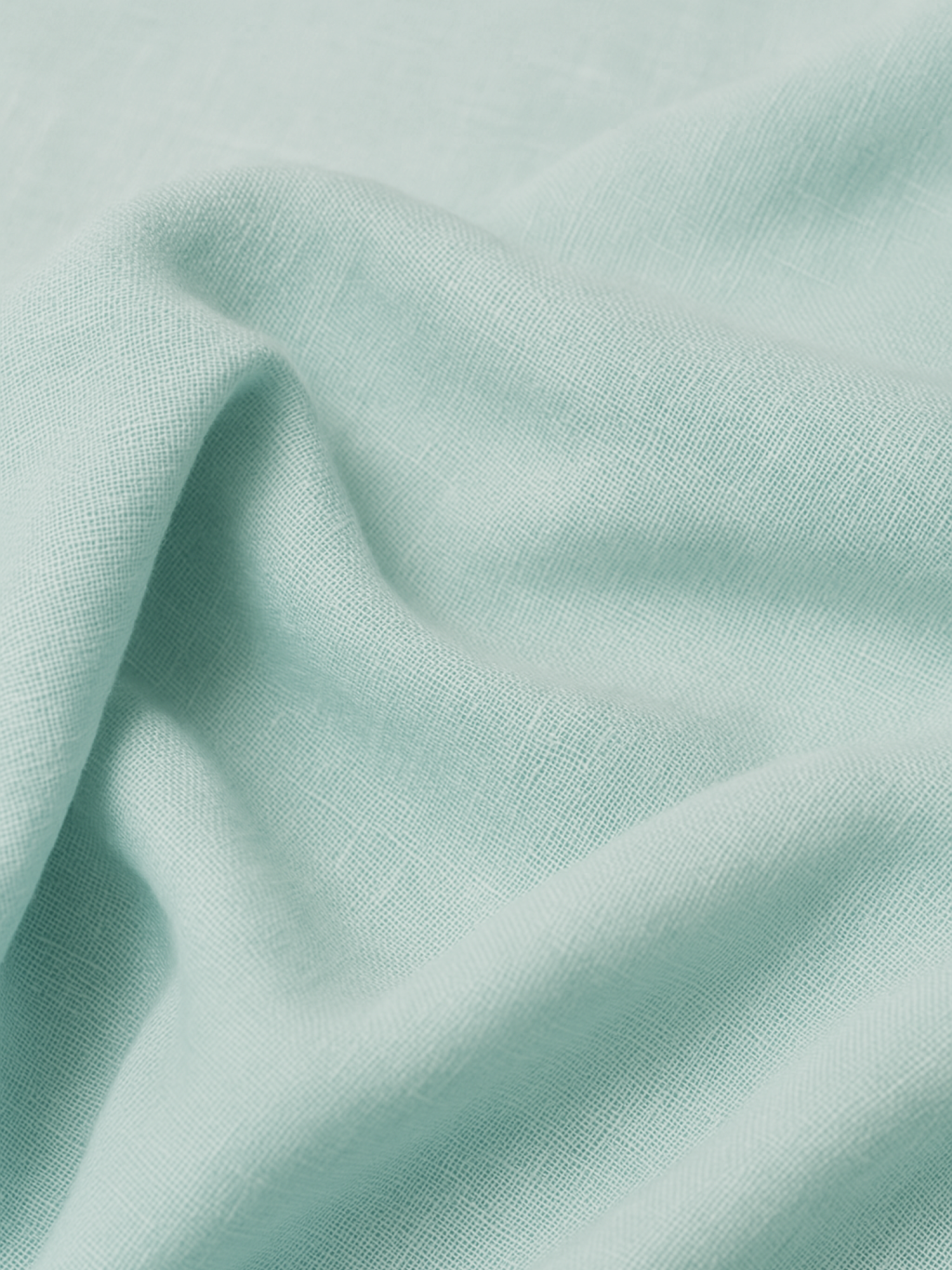 Aqua Mint 100% Pure Linen Shirt