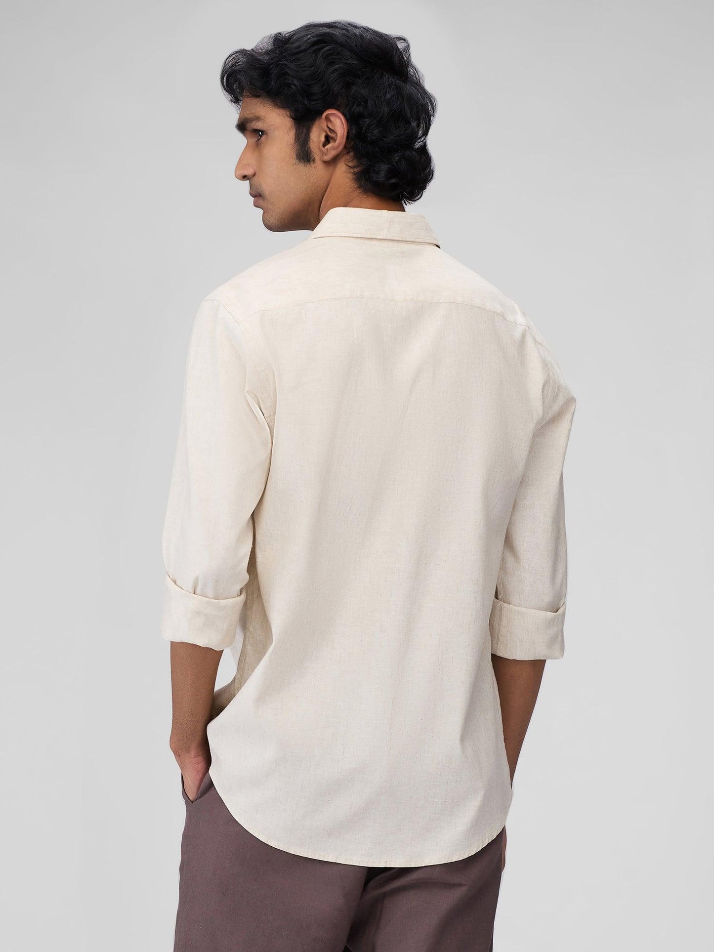 Beige 100% Pure Linen Classic - Bhrata