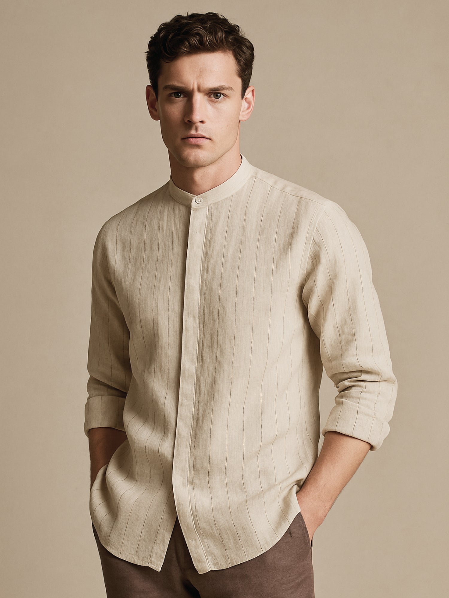 Dune 100% Pure Linen Stripe