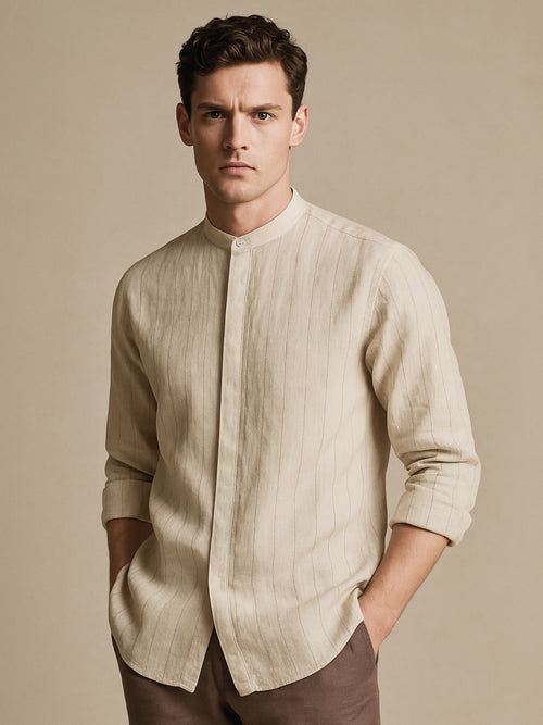 Dune 100% Pure Linen Stripe