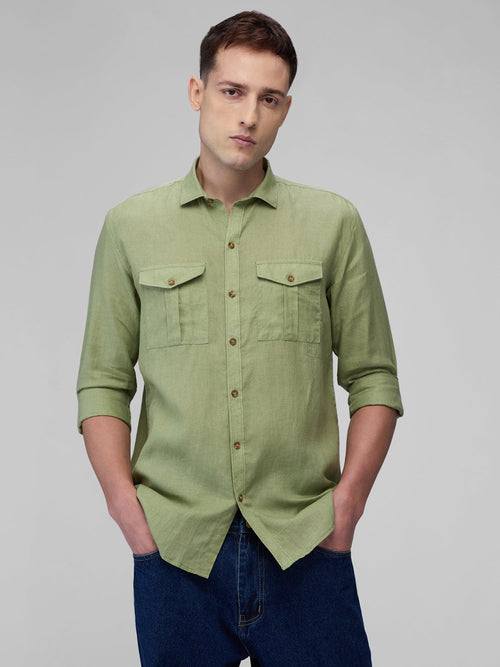 Evergreen 100% Pure Linen Safari - Bhrata