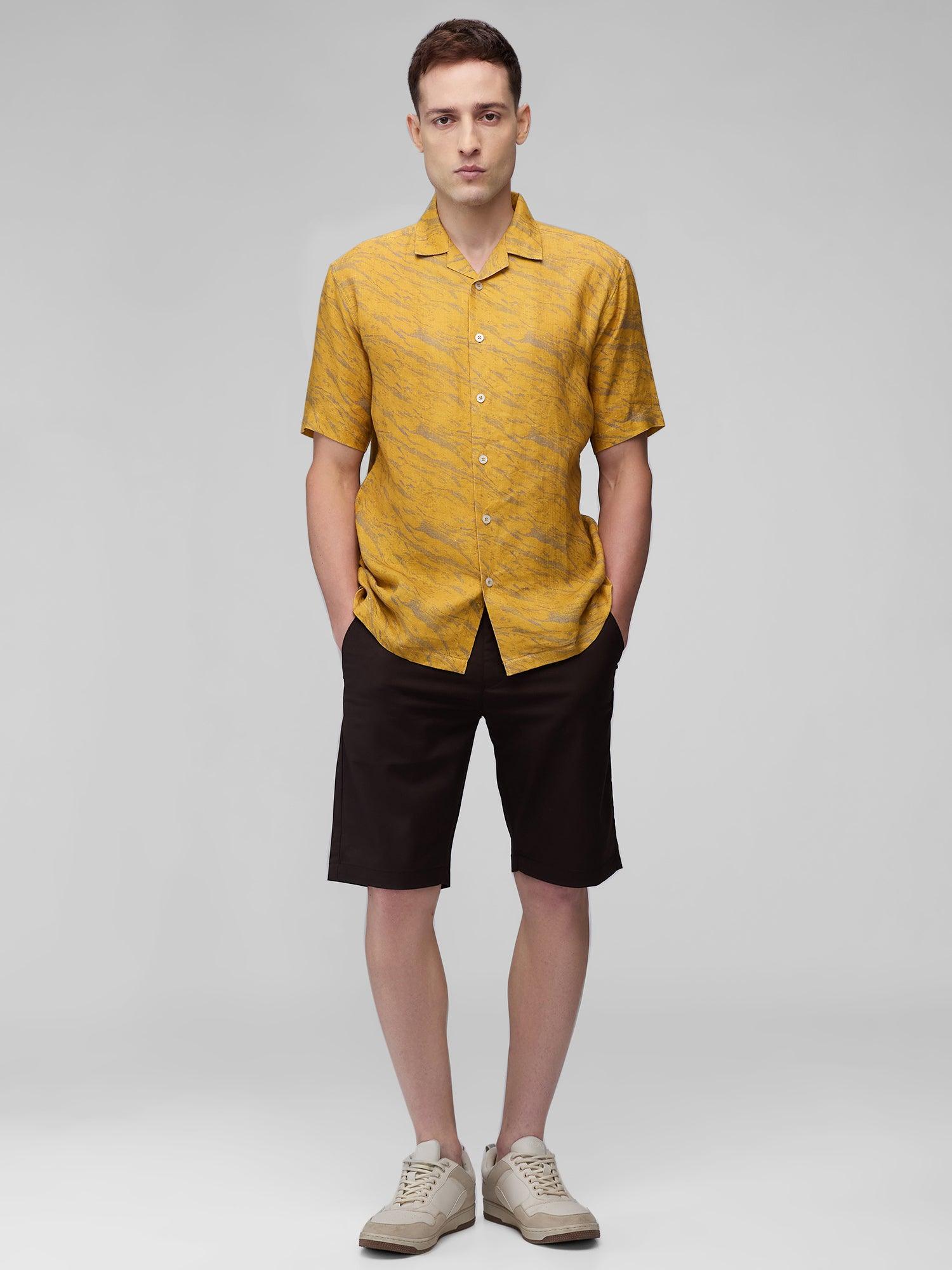 Golden Mirage 100% Pure Linen Cuban - Bhrata