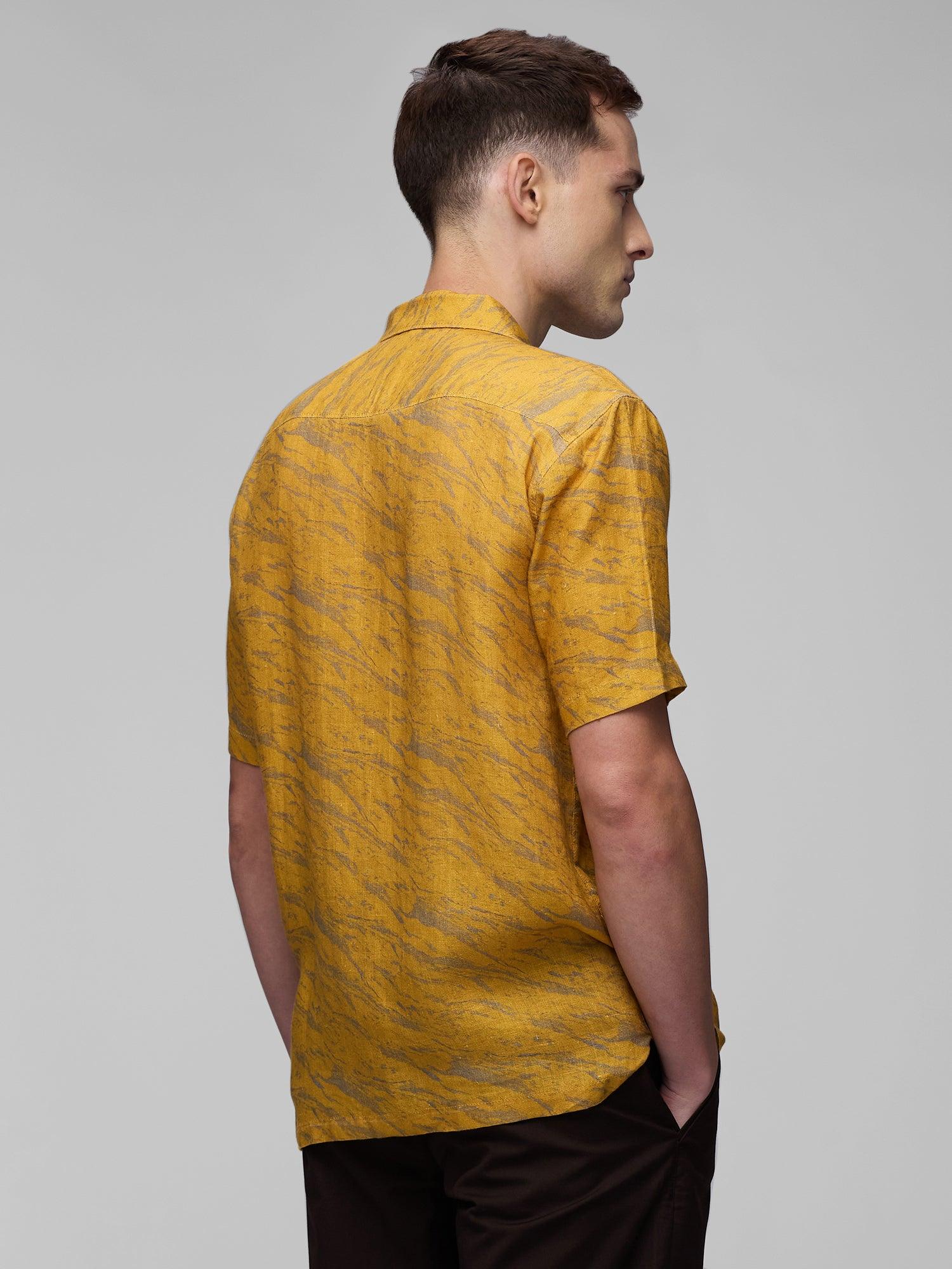 Golden Mirage 100% Pure Linen Cuban - Bhrata