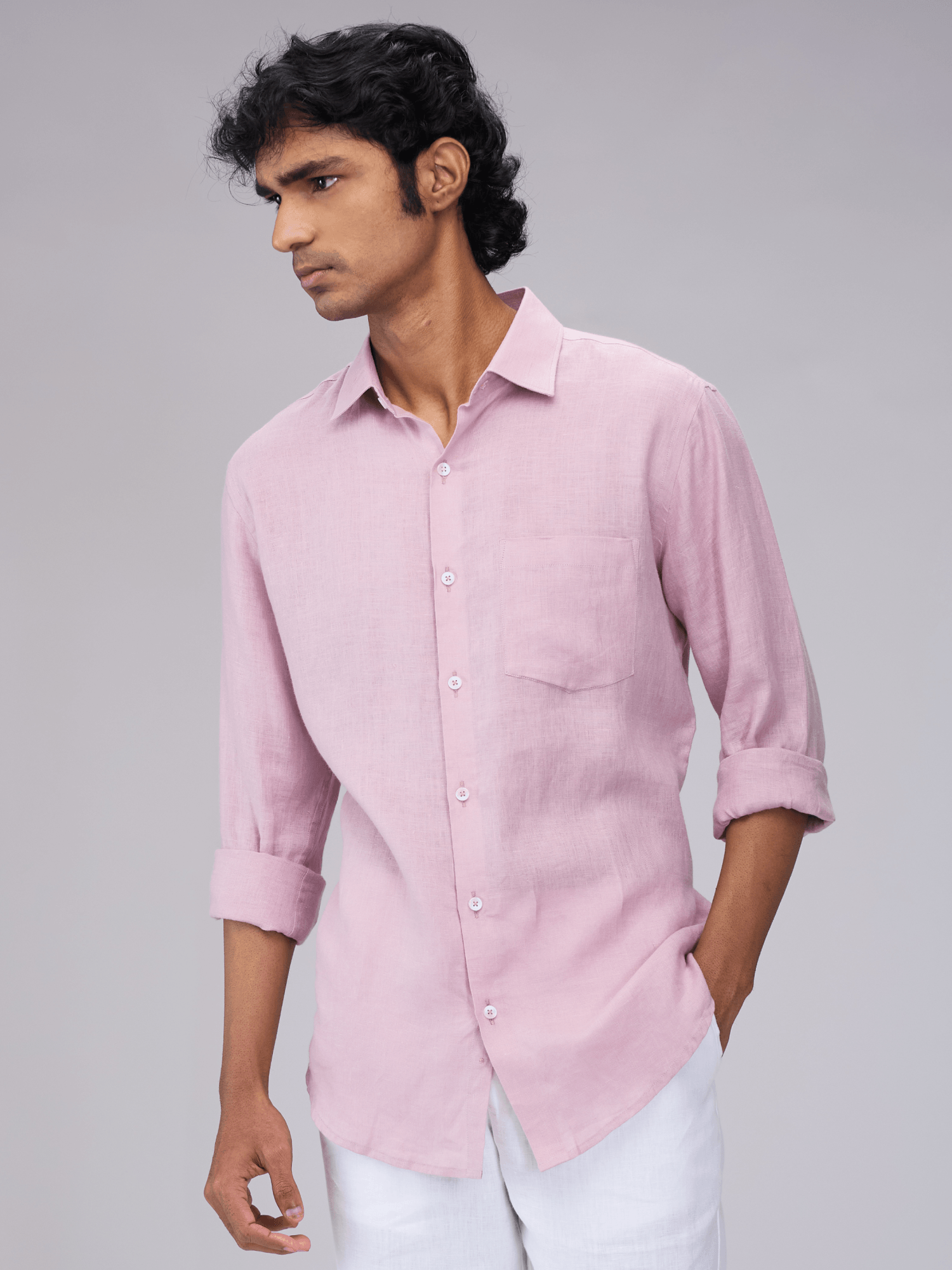 Lavender 100% Pure Linen Classic - Bhrata