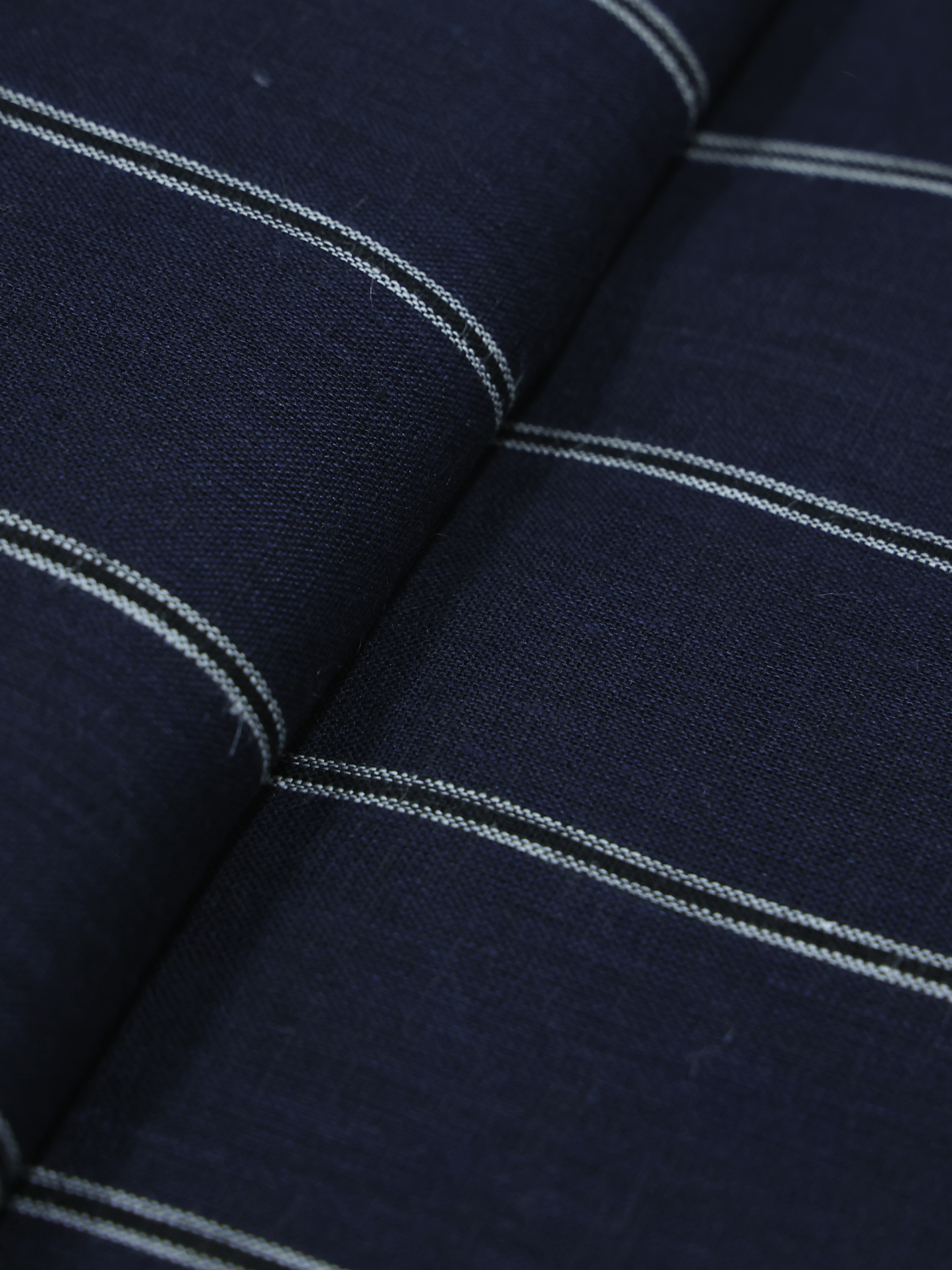 Navy Stripe 100% Pure Linen Shirt