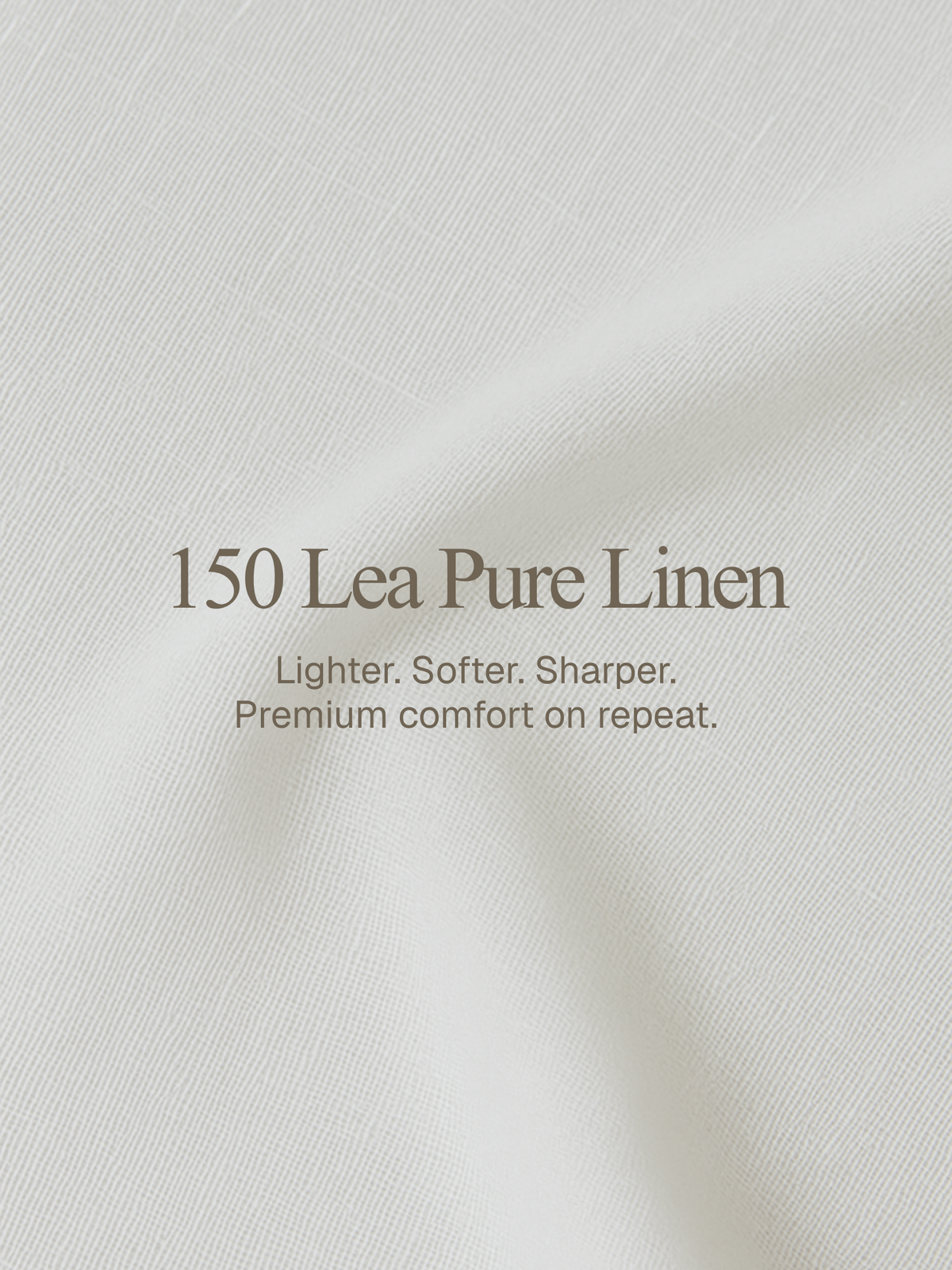 Epitome | 150 Lea Pure Linen Full Sleeve White Shirt [Custom Made]