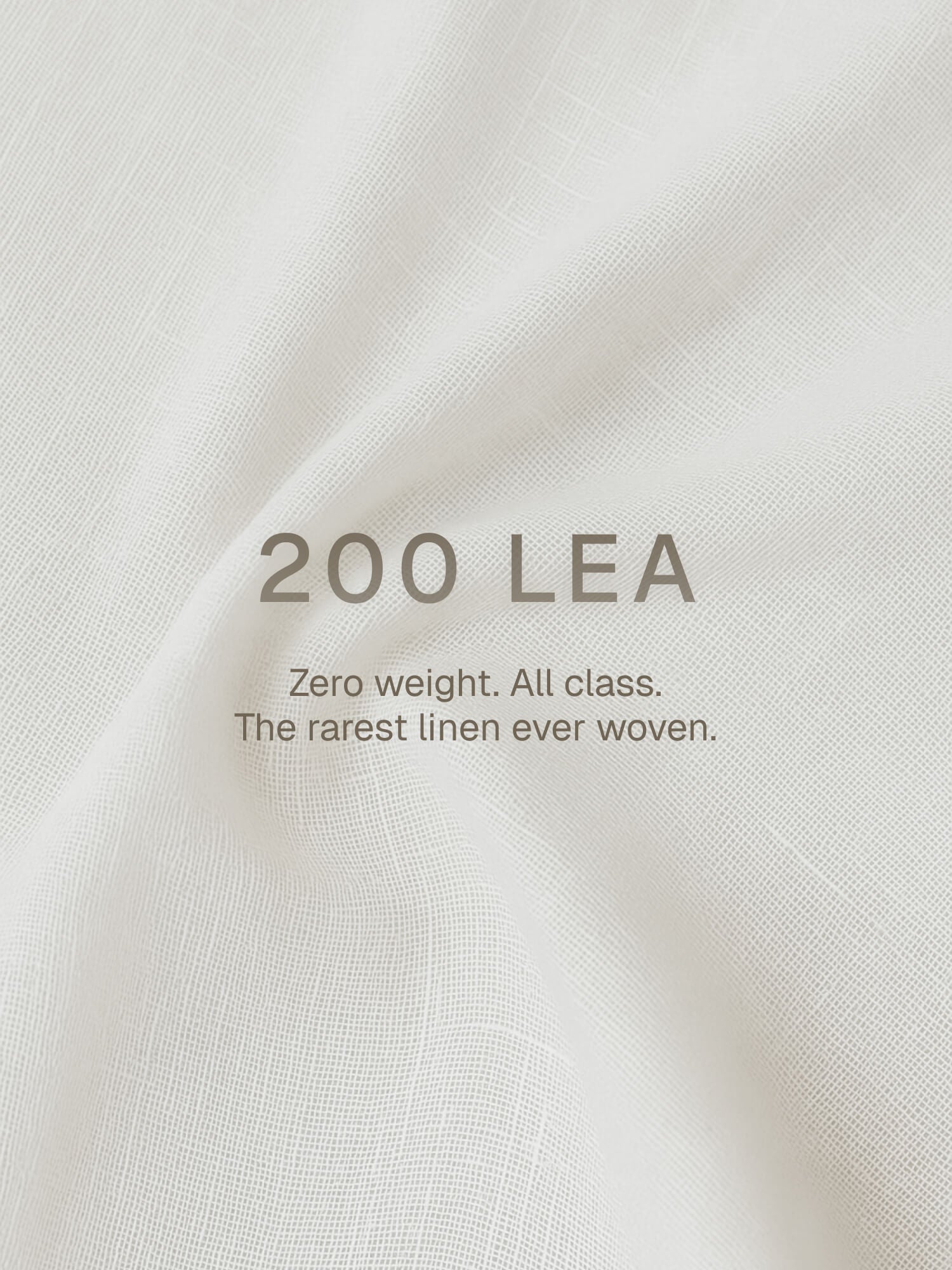 Epitome | 200 Lea Pure Linen Full Sleeve White Shirt [Custom Made]