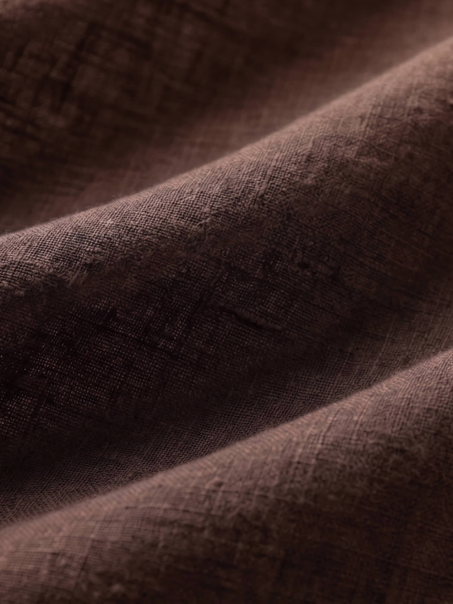 Walnut Brown 100% Pure Linen Shirt