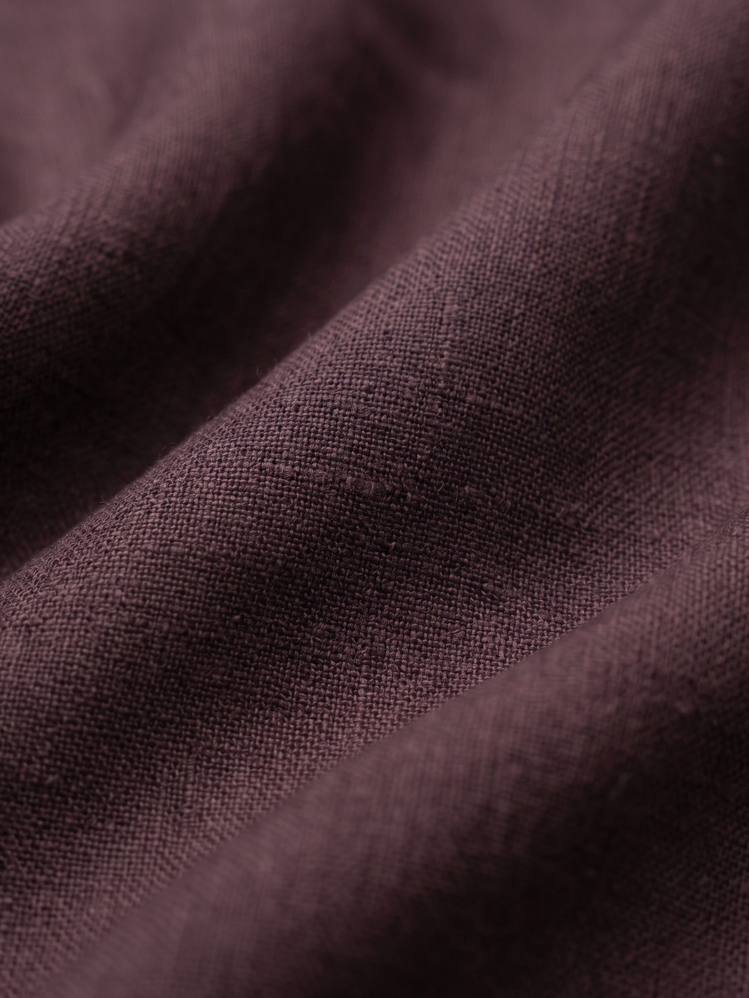 Deep Plum 100% Pure Linen Everyday Pants