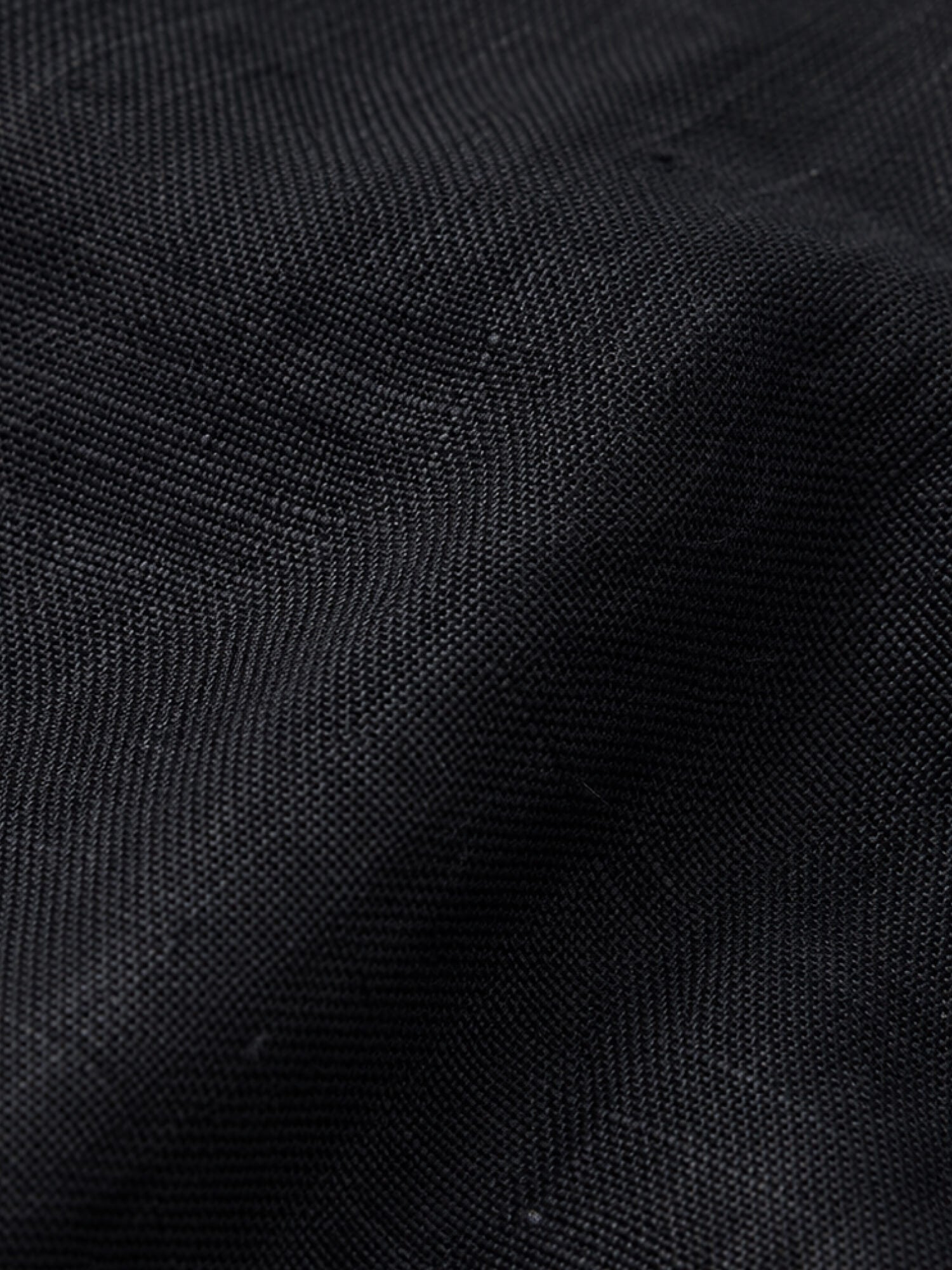 Black 100% Pure Linen Everyday Shorts