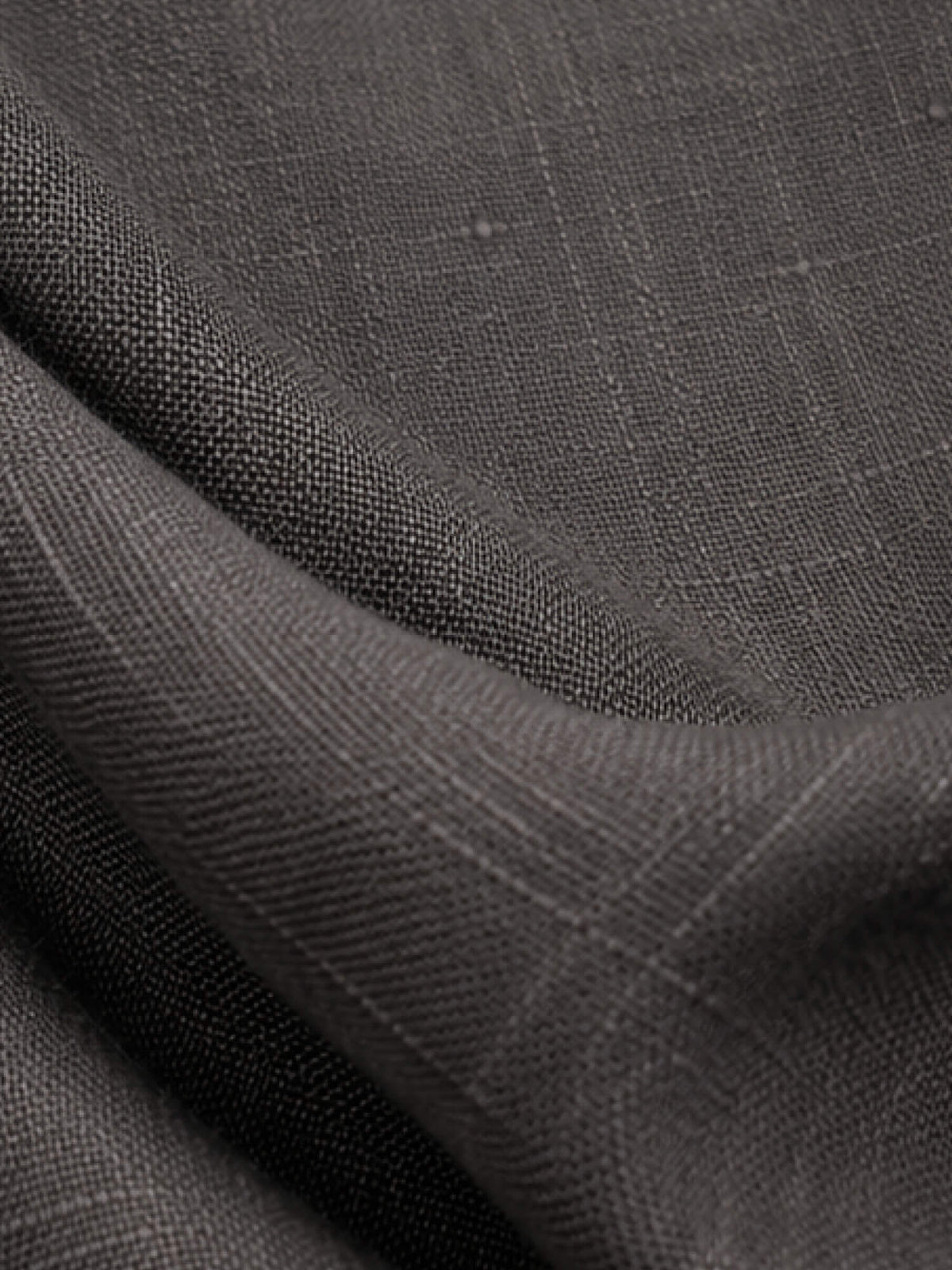 Charcoal Gray 100% Pure Linen Everyday Pants