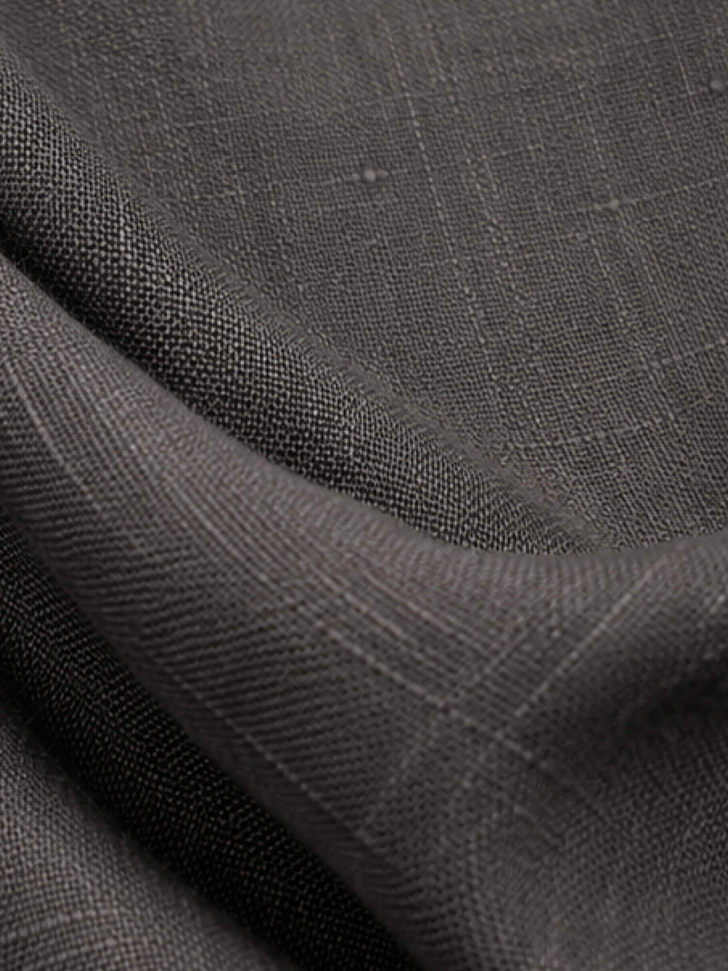Charcoal Gray 100% Pure Linen Everyday Shorts