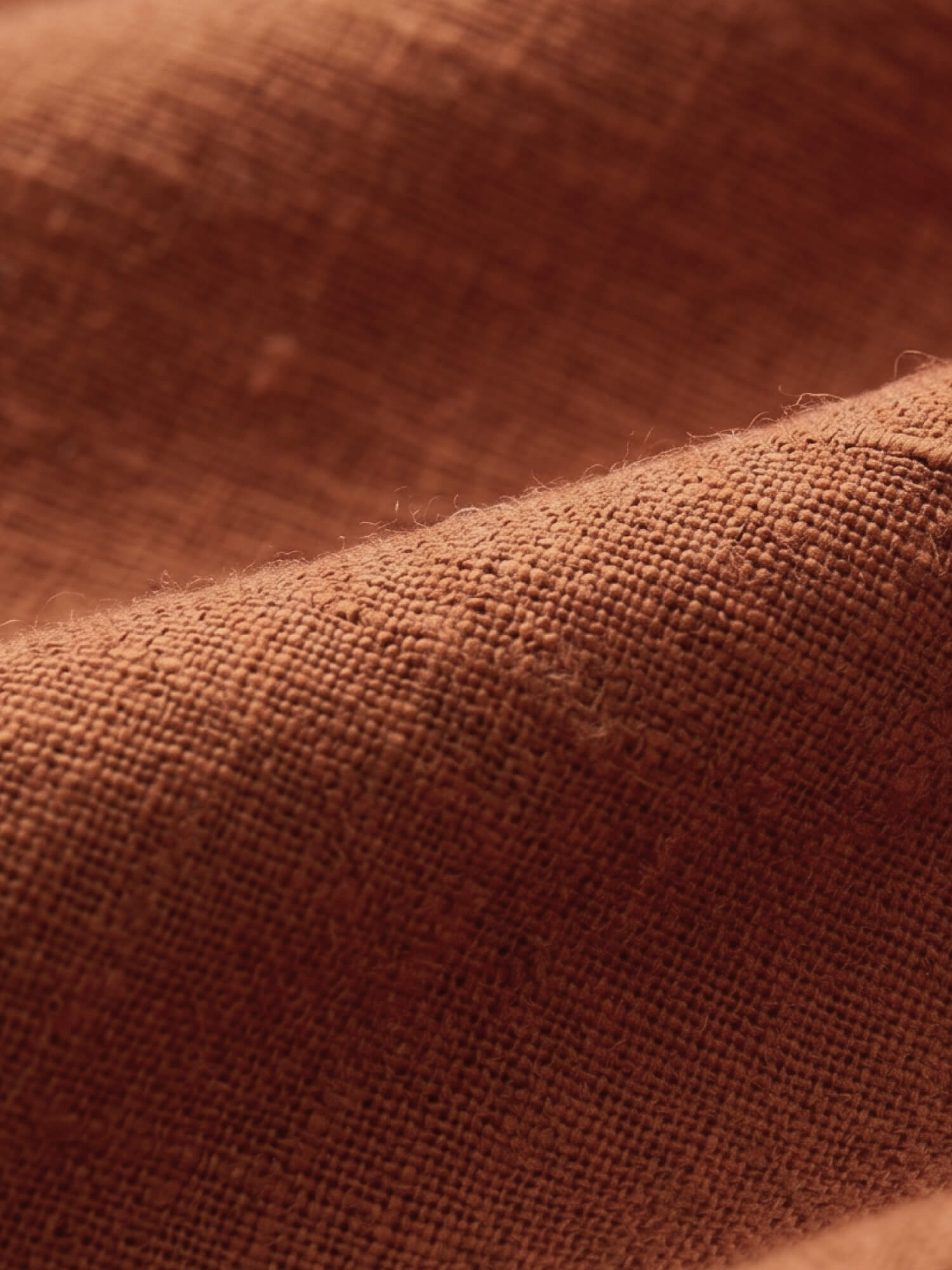 Amber Orange 100% Pure Linen Everyday Shorts