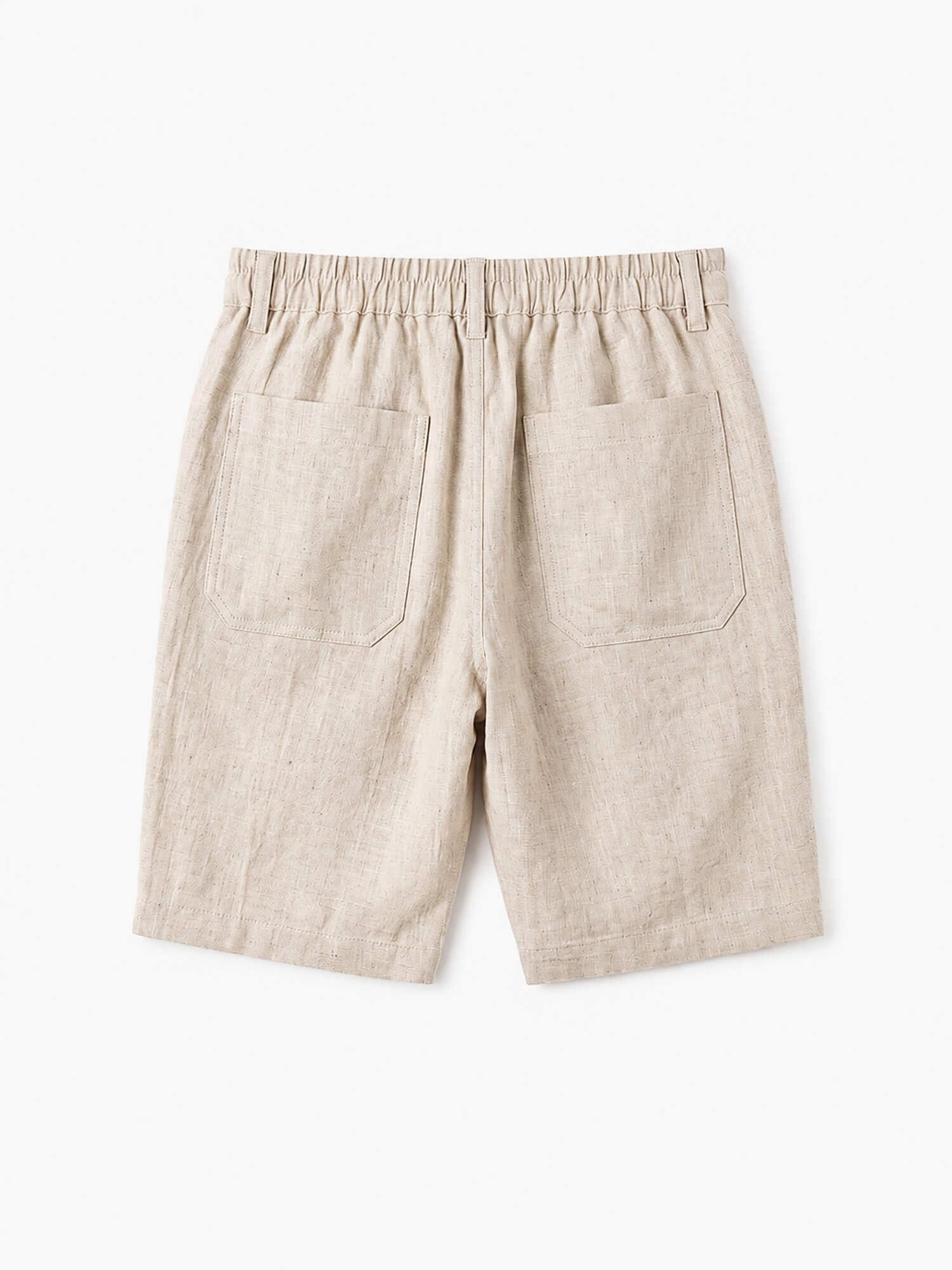 Natural Sand 100% Pure Linen Everyday Shorts