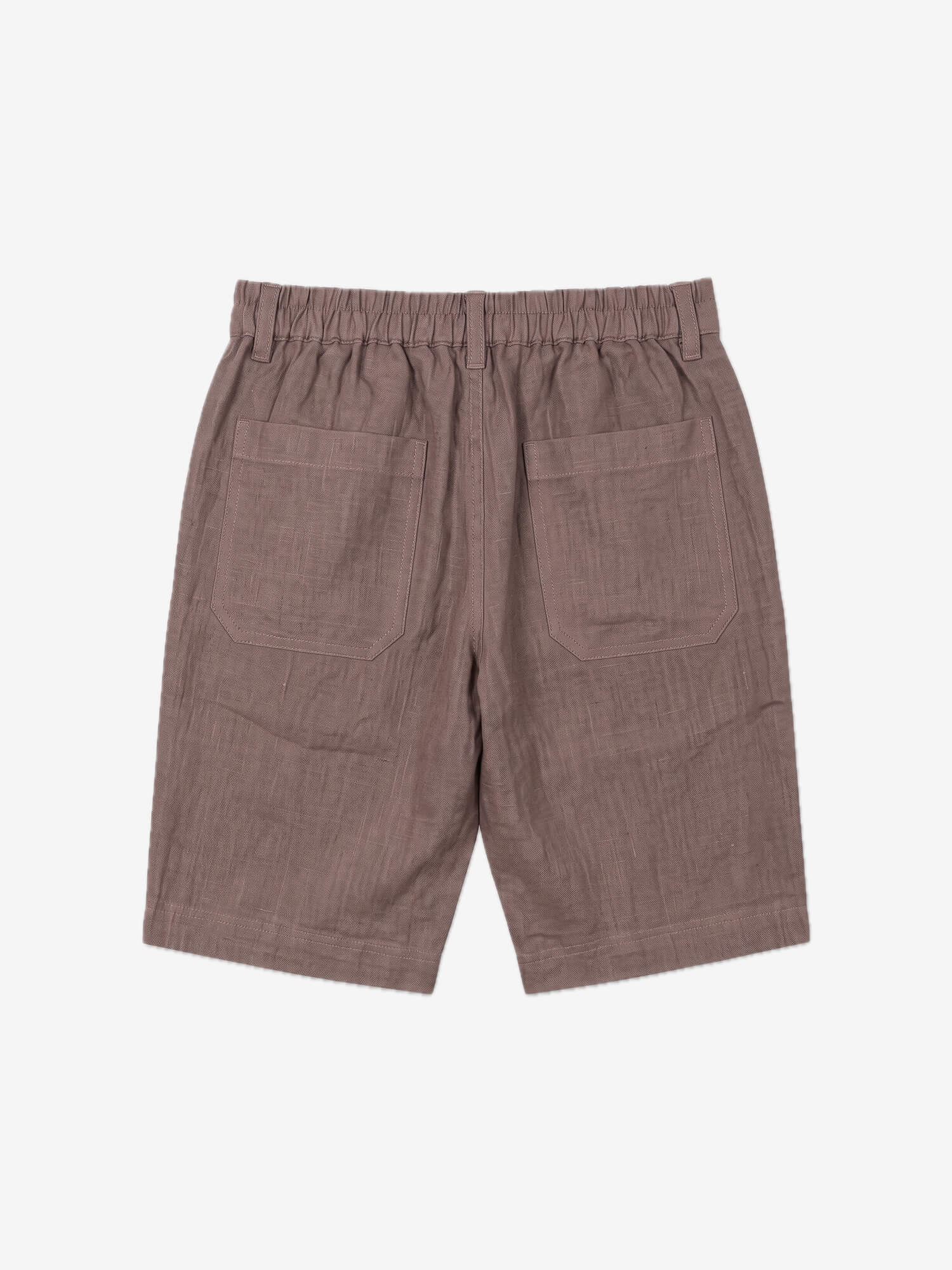 Dusty Taupe 100% Pure Linen Everyday Shorts