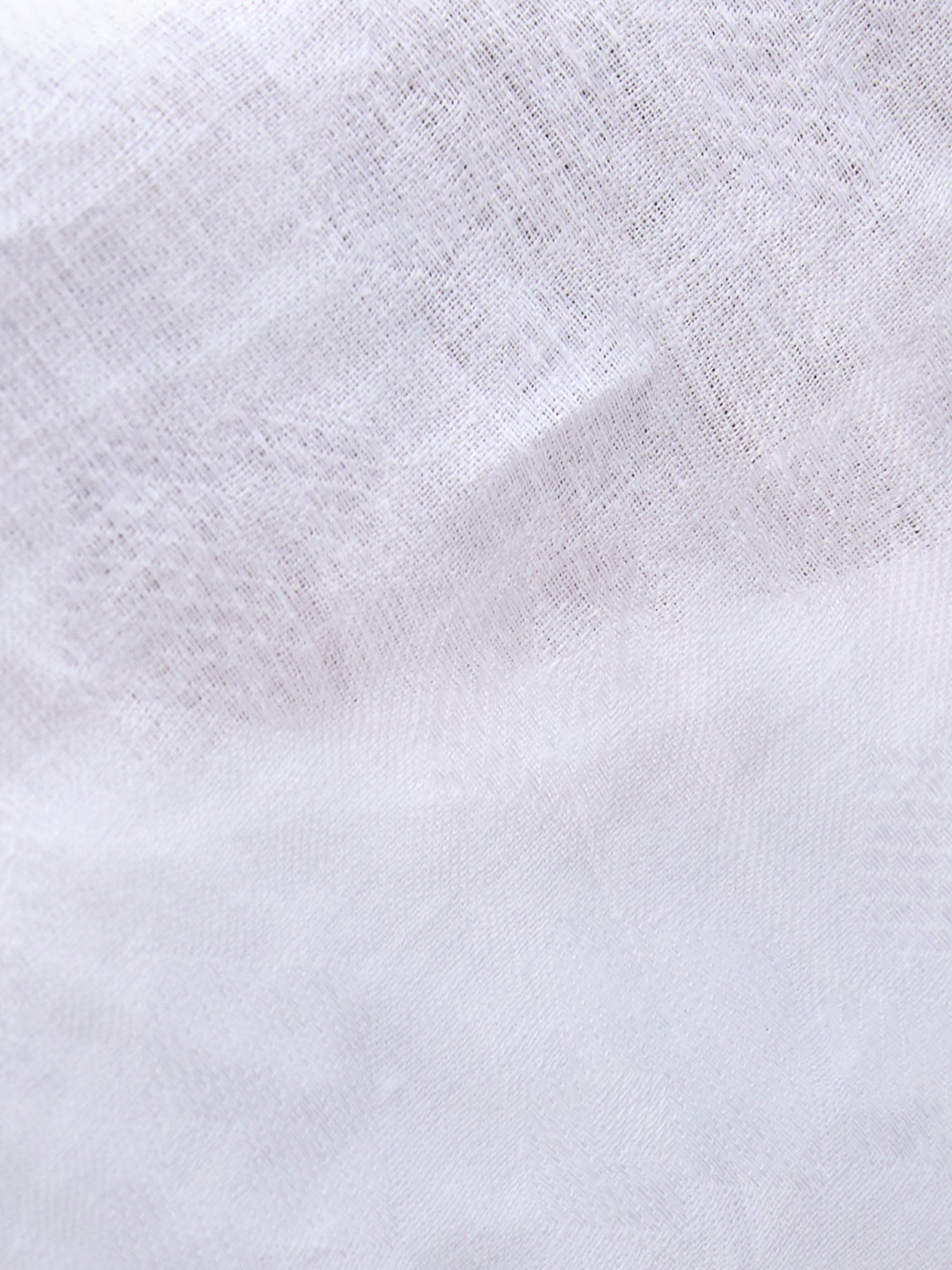 Royal White Jacquard 100% Pure Linen