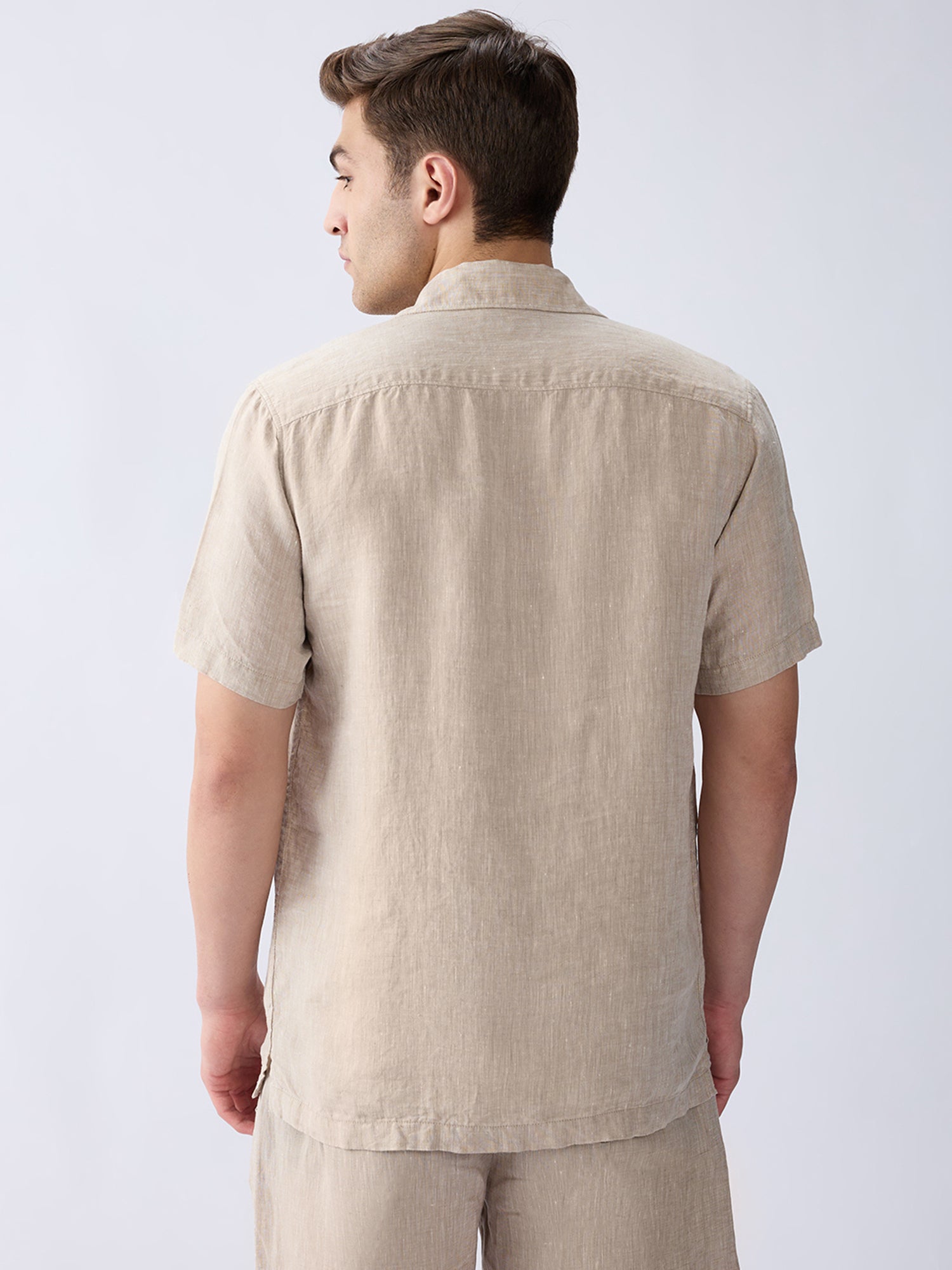 Origin | Beige Polo 100% Pure Linen