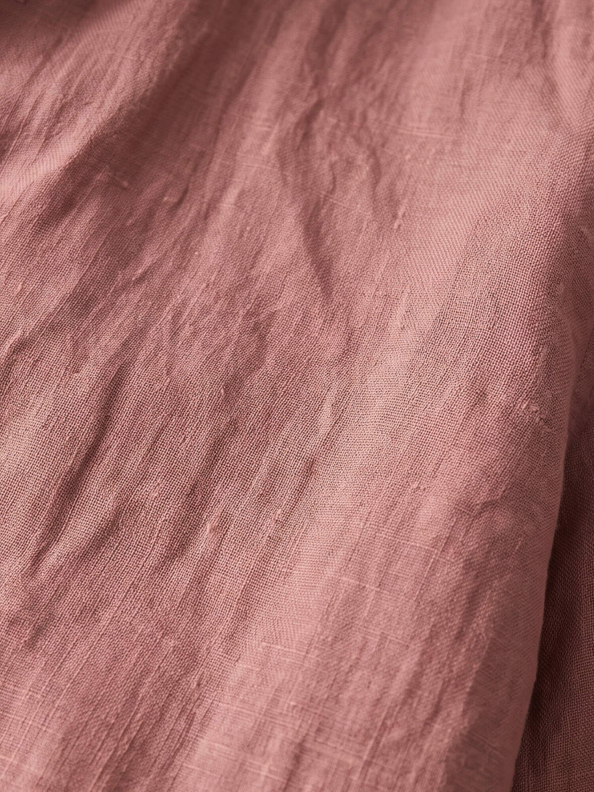 Dusty Rosewood 100% Pure Linen Shirt