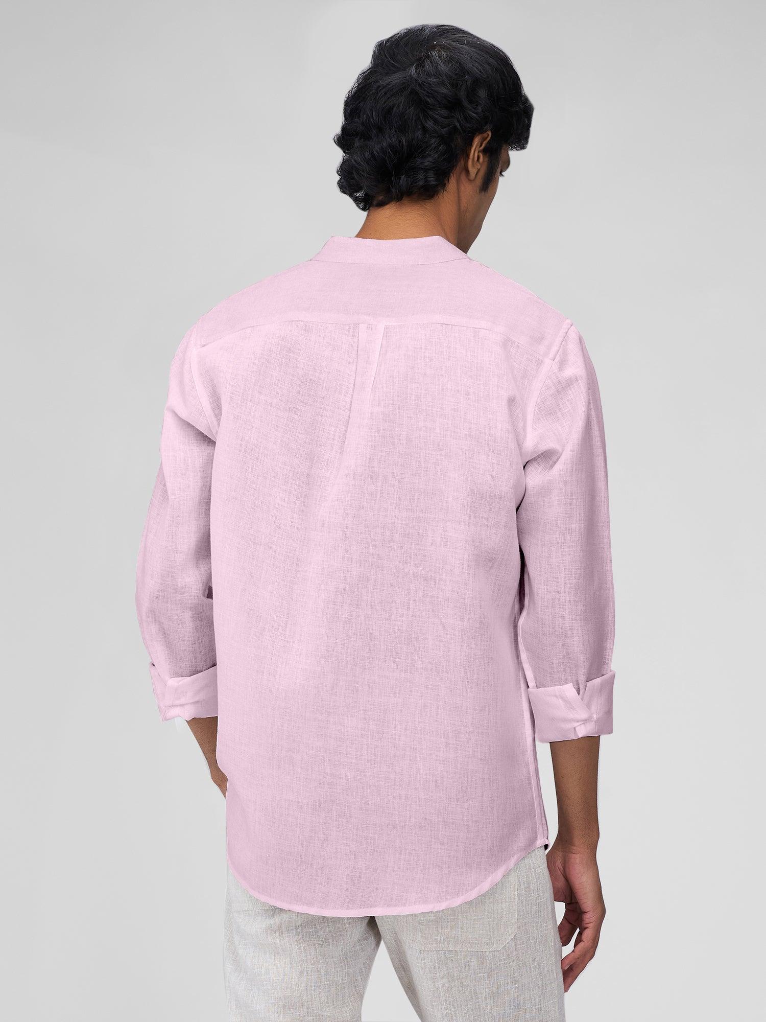 Airavat Mandarin | Lavender 100% Pure Linen - Bhrata