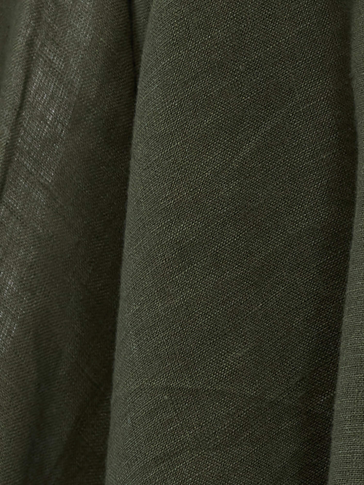 Forest Green 100% Pure Linen Classic