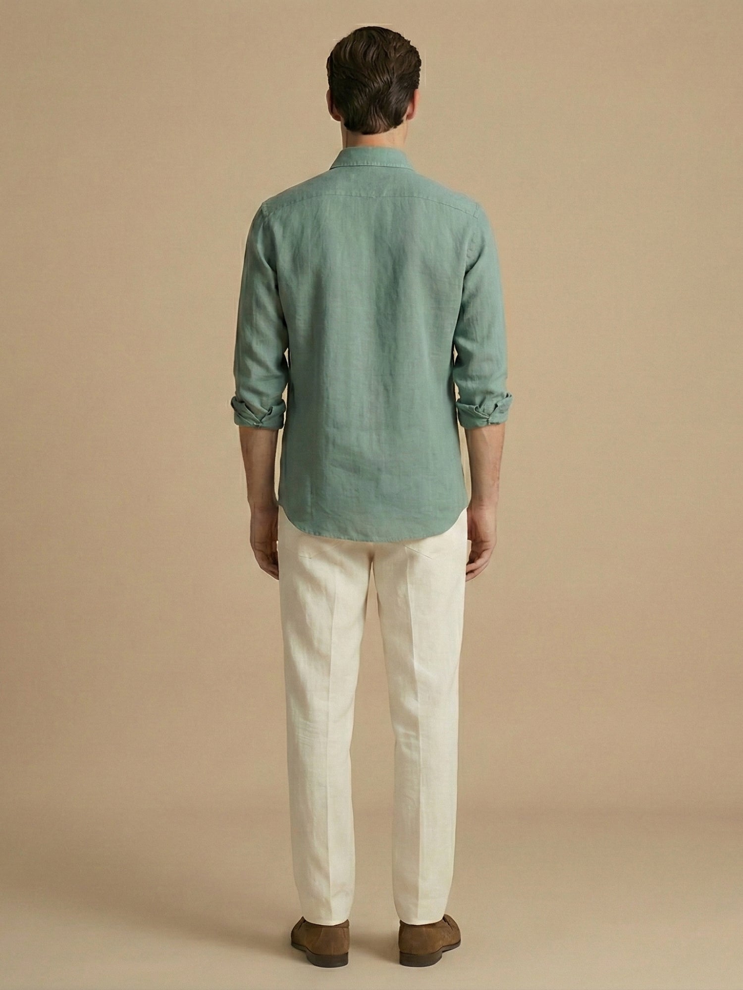 Sage Green 100% Pure Linen Shirt
