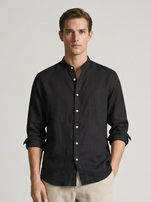 Black Mandarin 100% Pure Linen