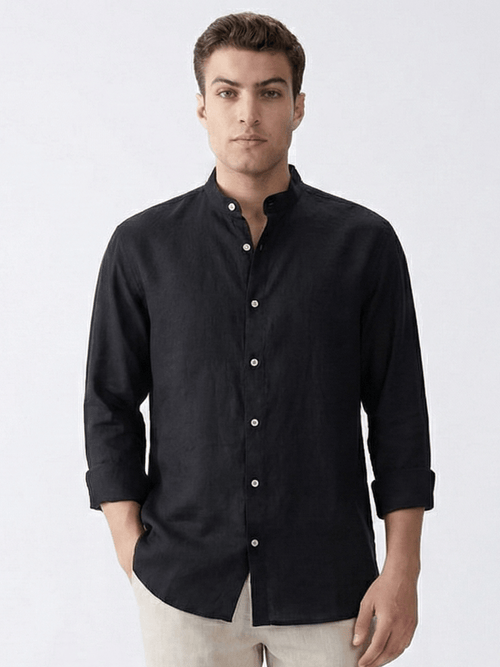 Black Mandarin 100% Pure Linen