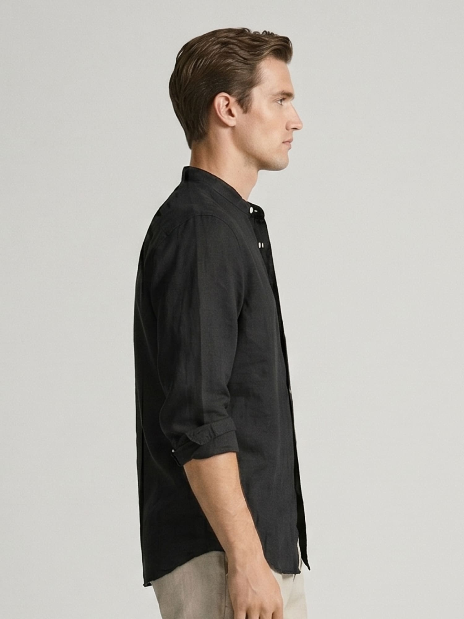 Black Mandarin 100% Pure Linen