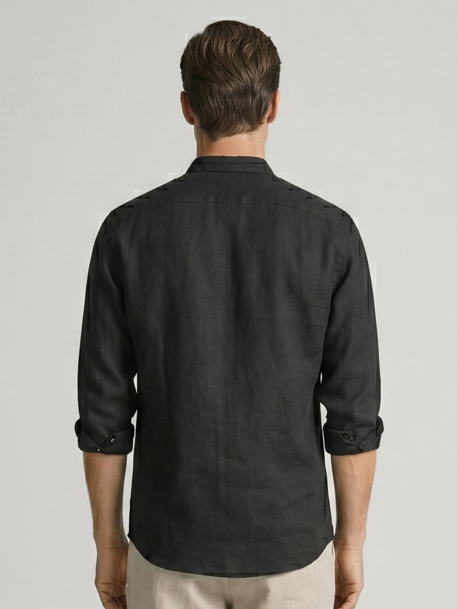 Black Mandarin 100% Pure Linen