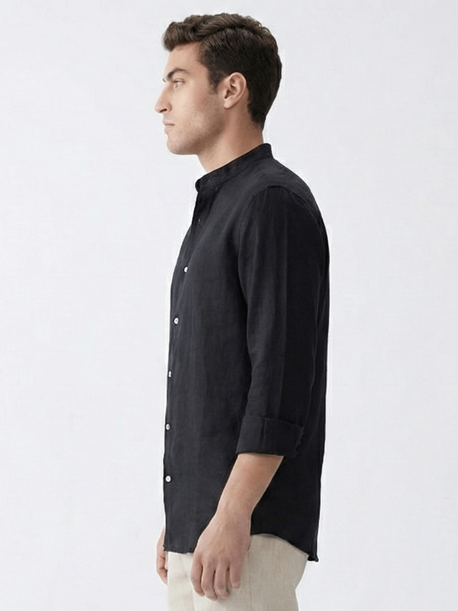 Black Mandarin 100% Pure Linen