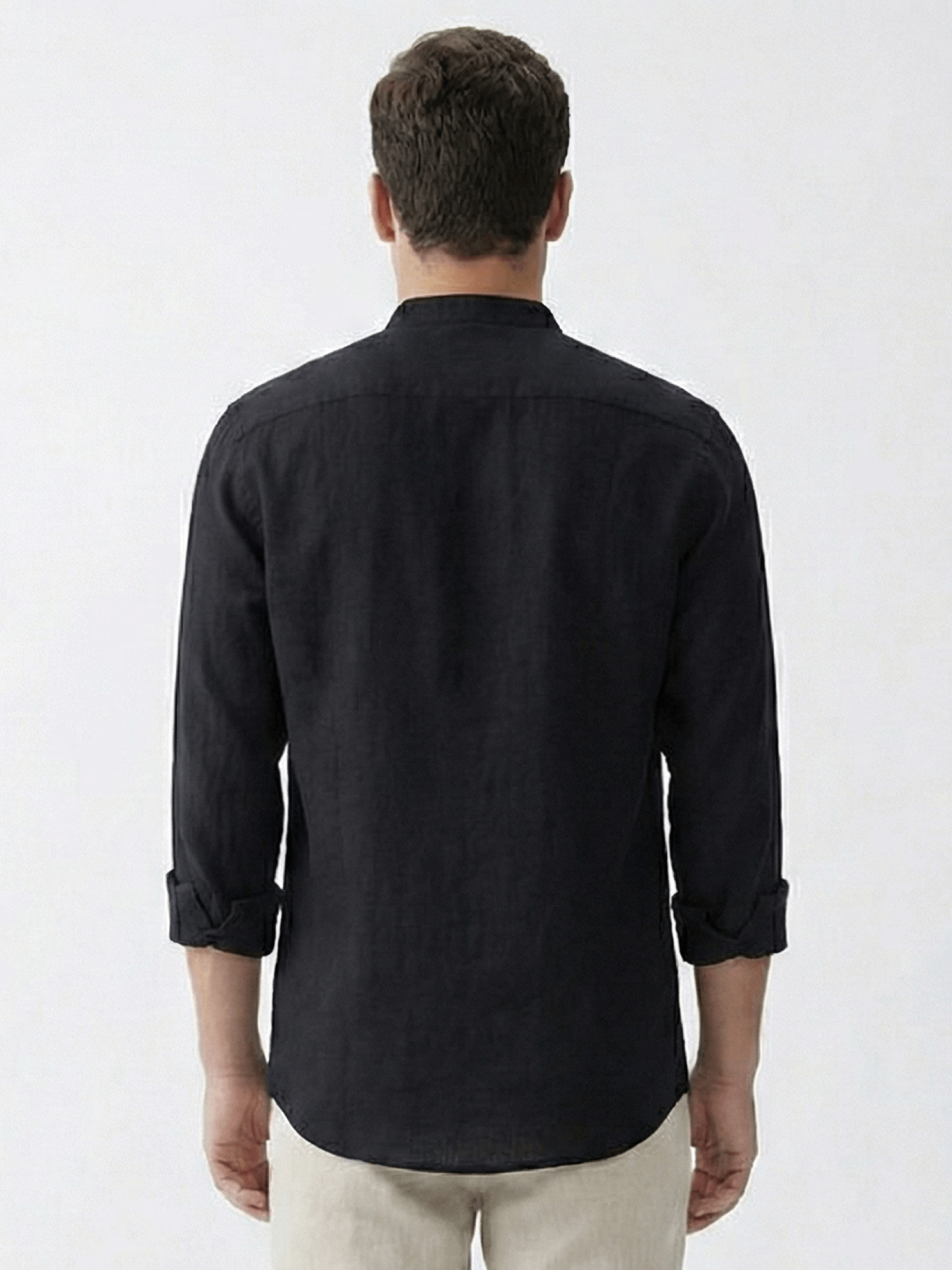 Black Mandarin 100% Pure Linen