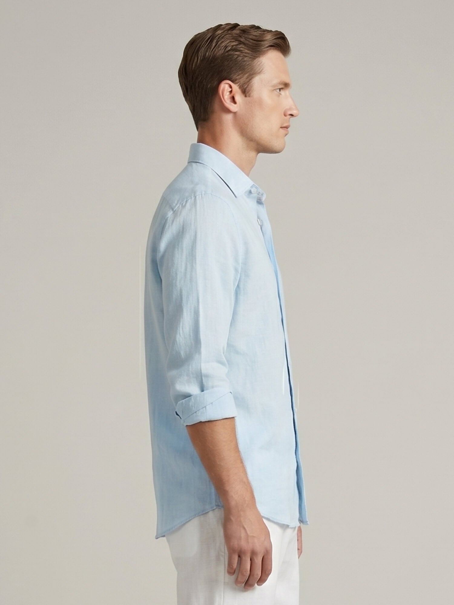 Light Cloud Luxe 100% Pure Linen Shirt