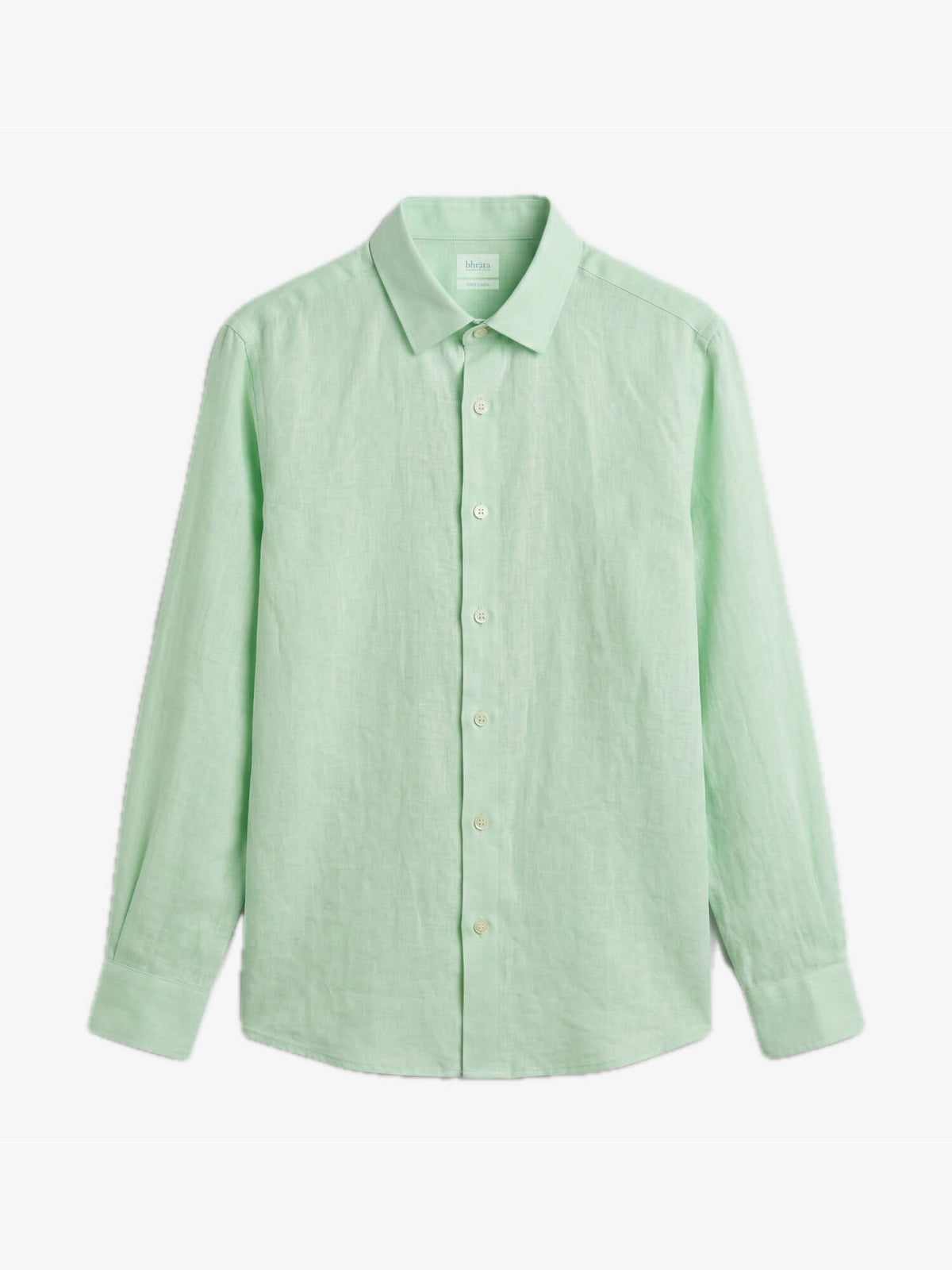 Light Sage Luxe 100% Pure Linen Shirt