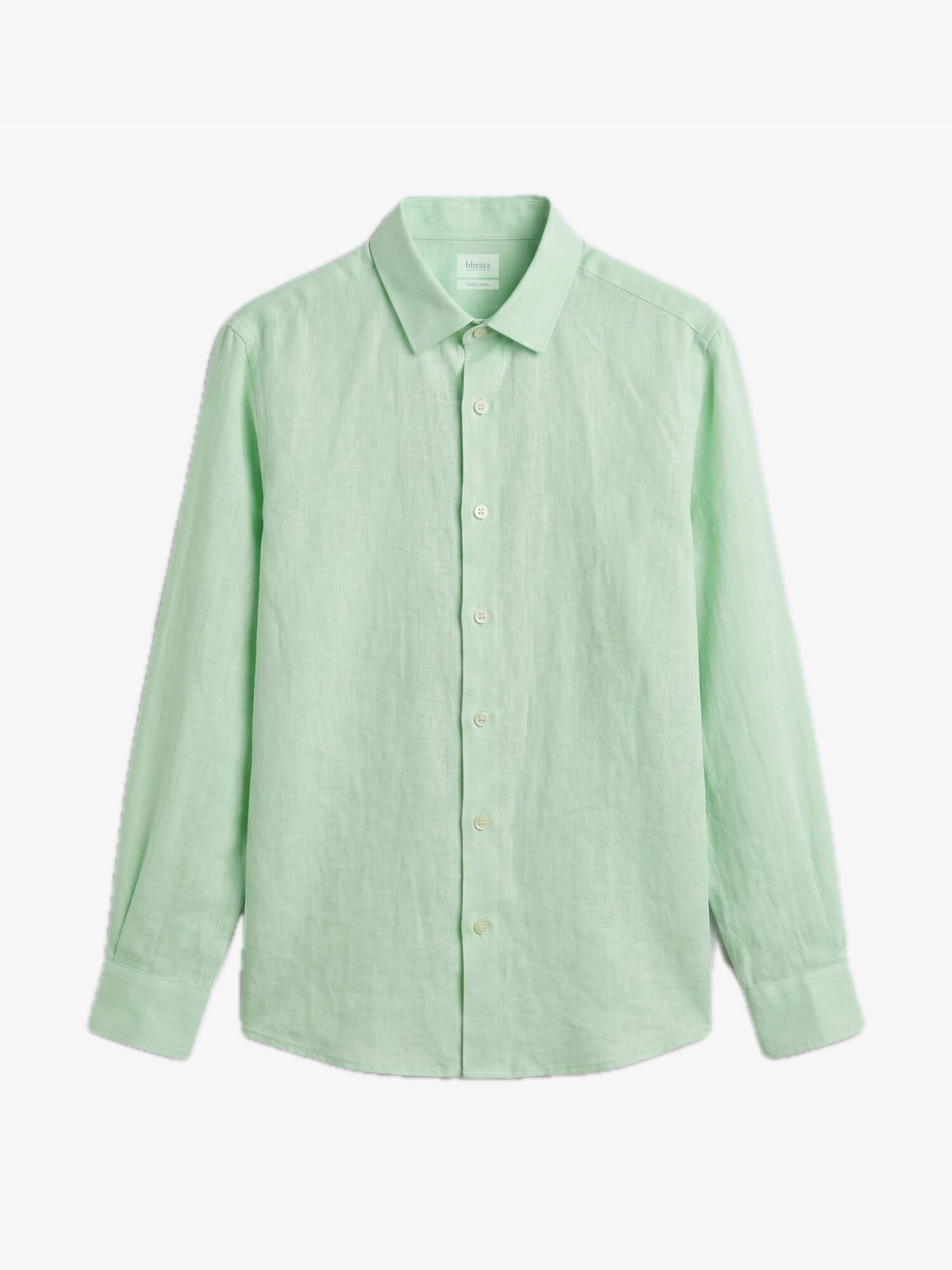 Light Sage Luxe 100% Pure Linen Shirt