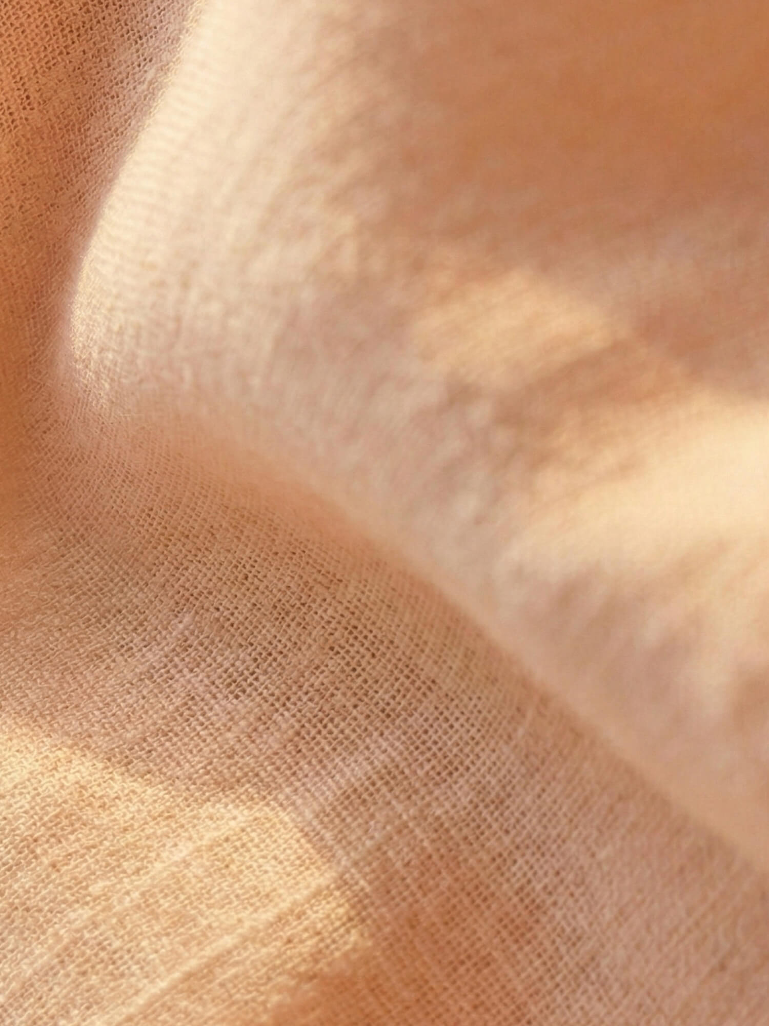 Light Apricot Luxe 100% Pure Linen Shirt