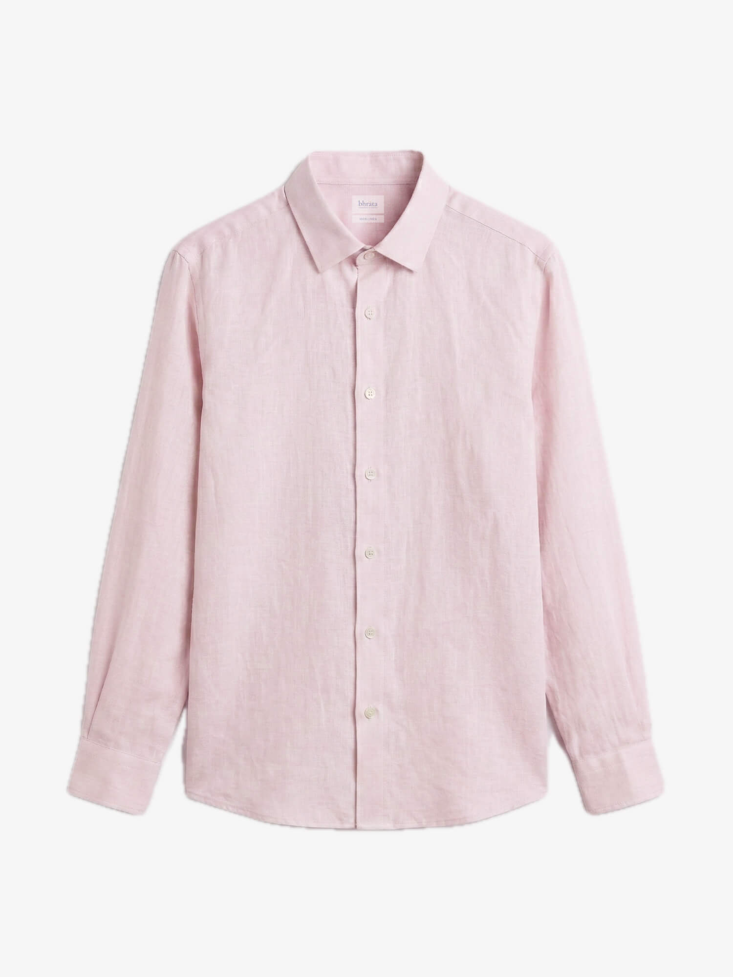Light Quartz Luxe 100% Pure Linen Shirt