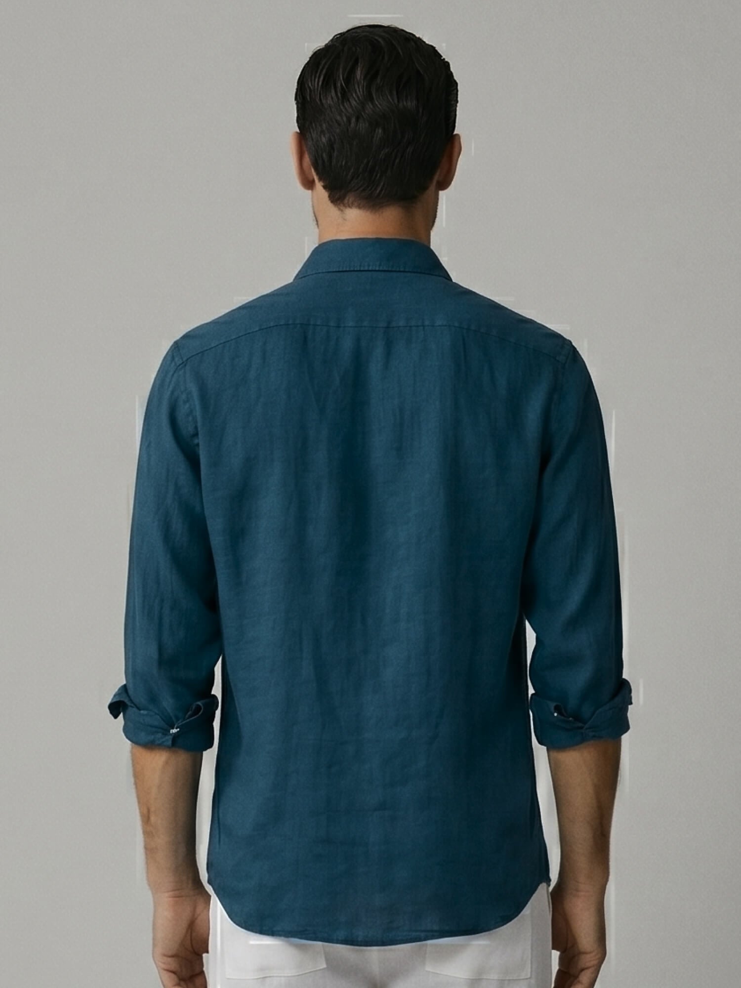 Indigo Steel 100% Pure Linen Shirt