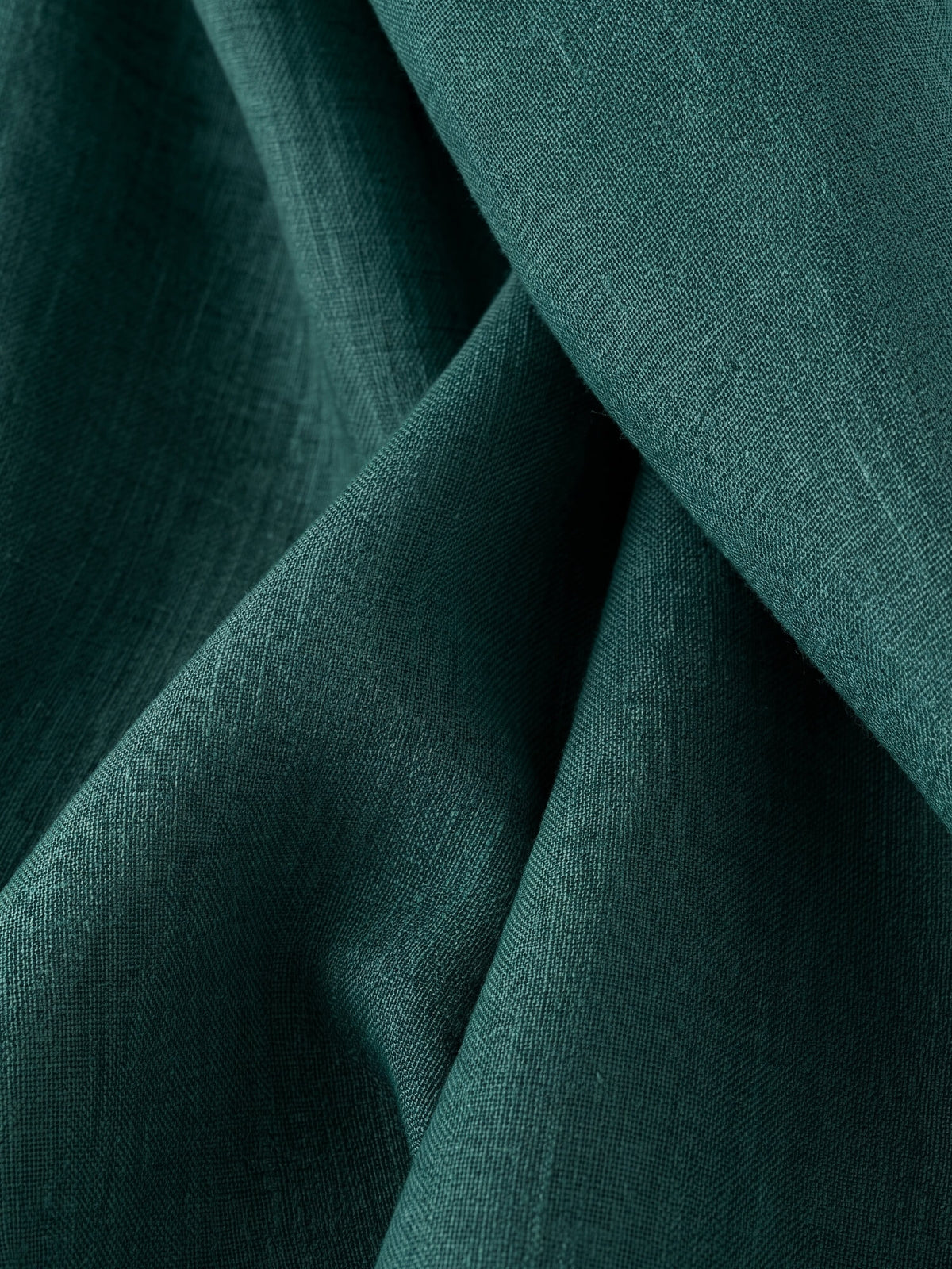 Forest Teal 100% Pure Linen Shirt