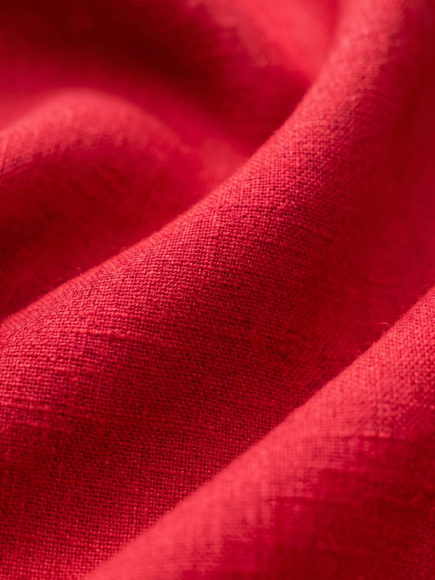 Chilli Red 100% Pure Linen Shirt