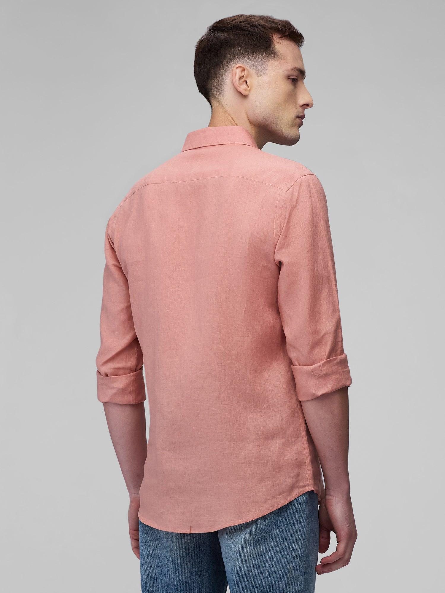 Coral Peach 100% Pure Linen Classic - Bhrata