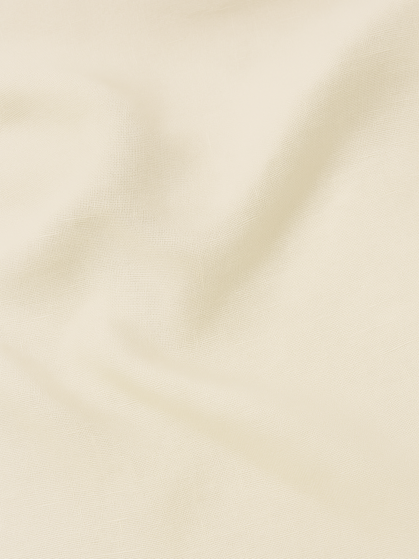 Cream Yellow 100% Pure Linen Shirt