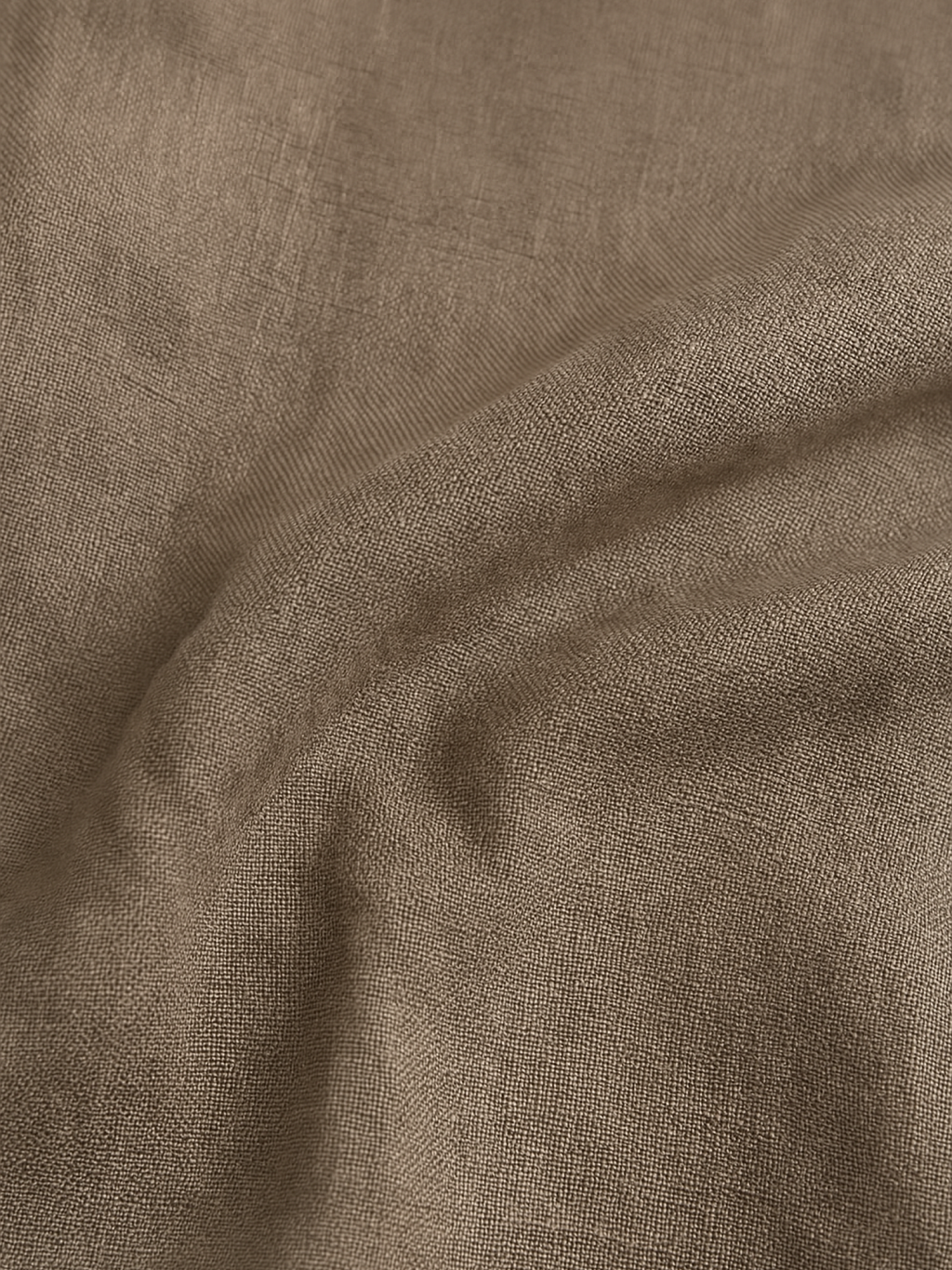 Earth Brown 100% Pure Linen Shirt