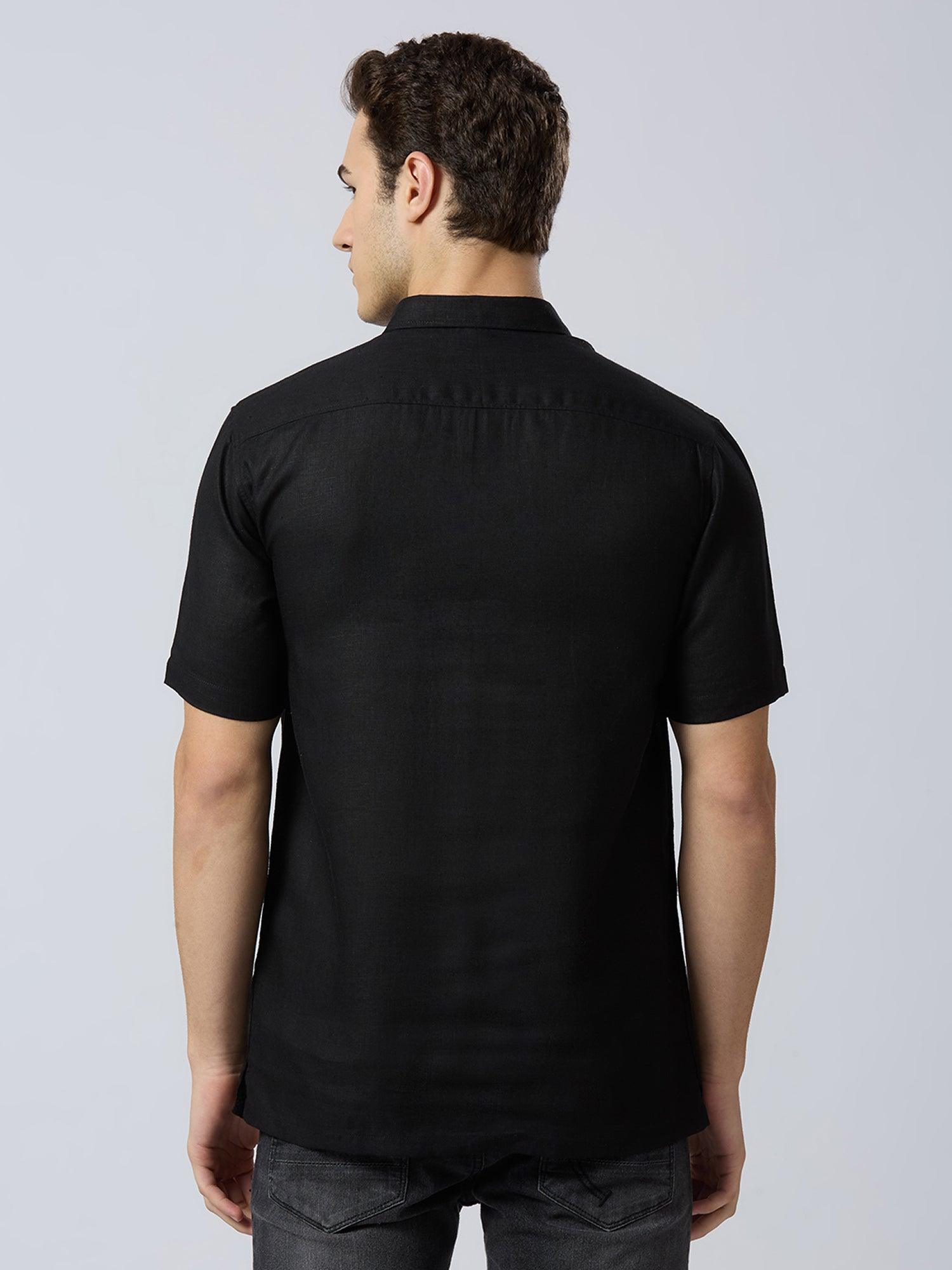 Equestrian Polo Pure Linen—Onyx - Bhrata