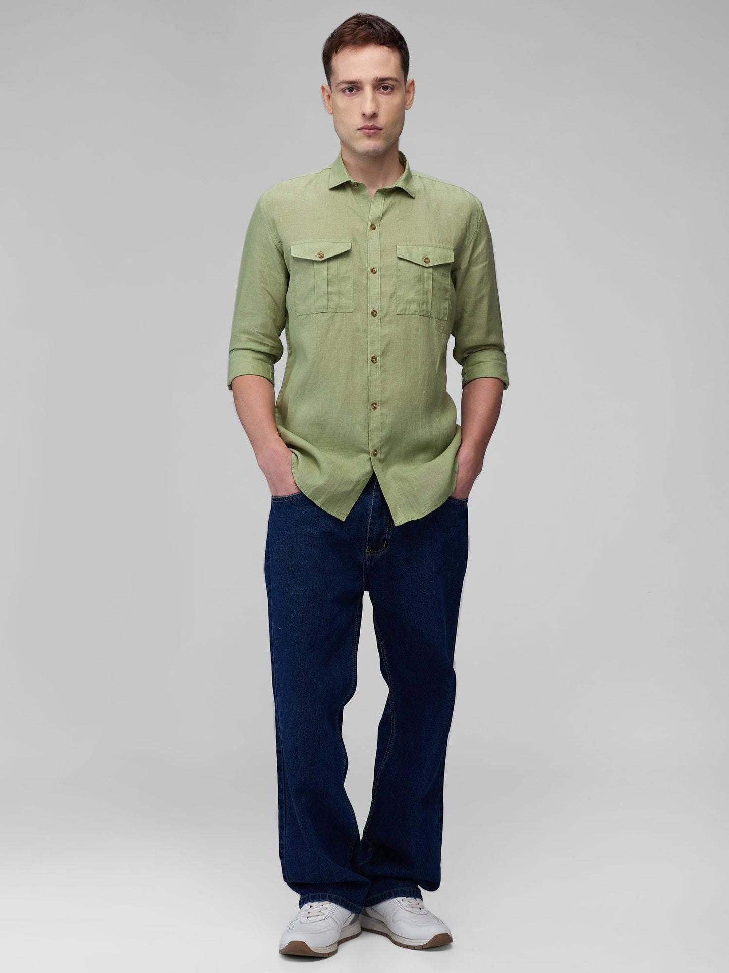Evergreen 100% Pure Linen Safari - Bhrata
