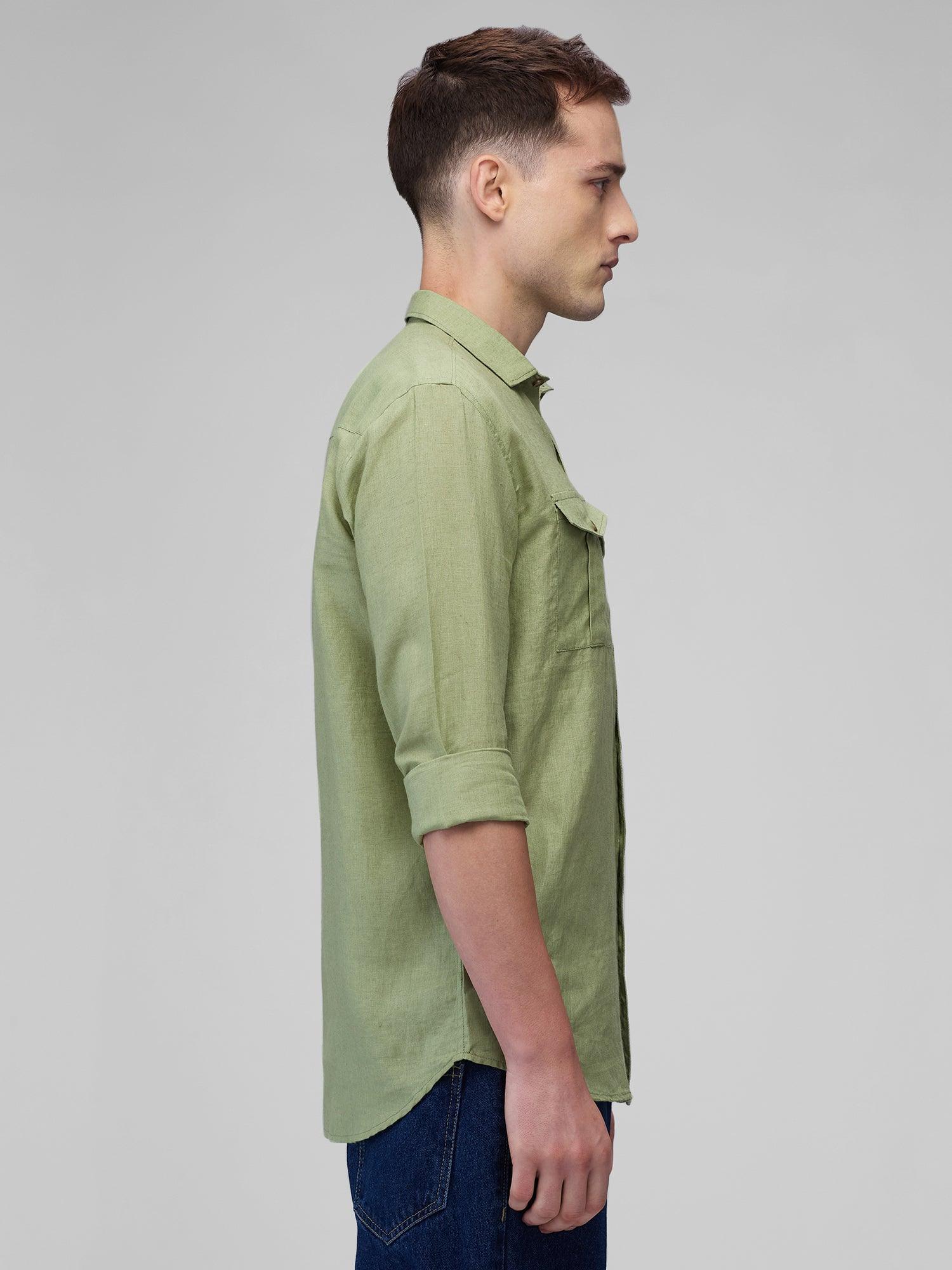 Evergreen 100% Pure Linen Safari - Bhrata