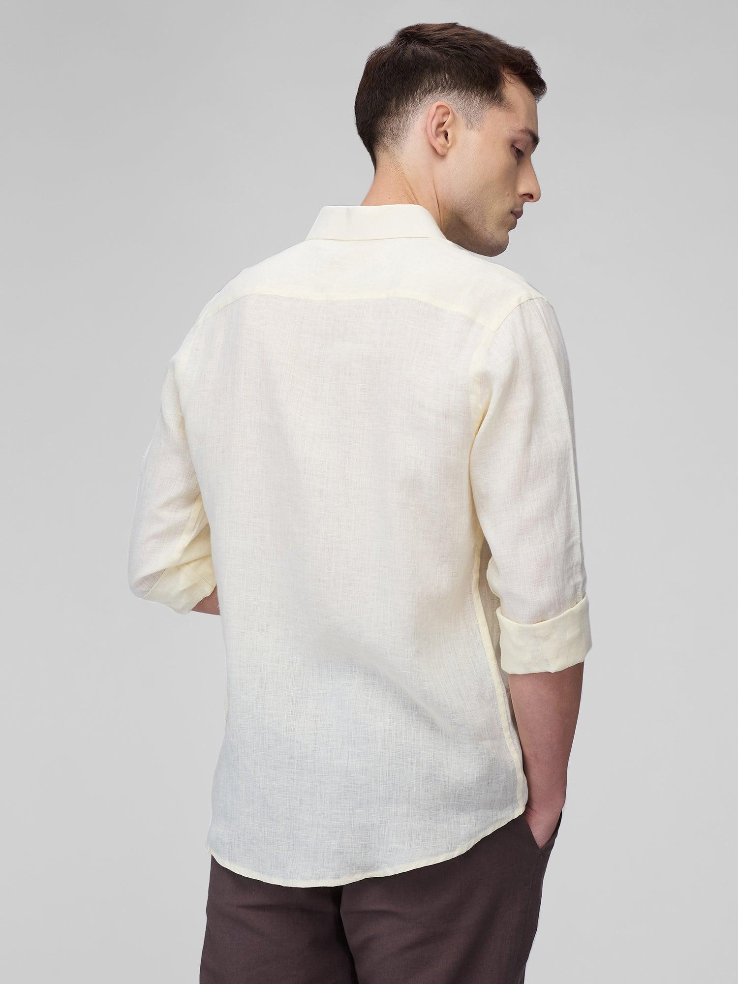 Lemon Yellow 100% Pure Linen Classic - Bhrata