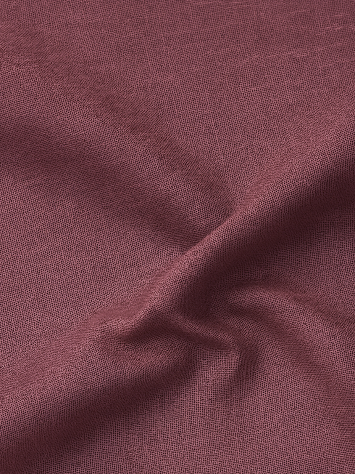 Mulberry Maroon 100% Pure Linen Shirt