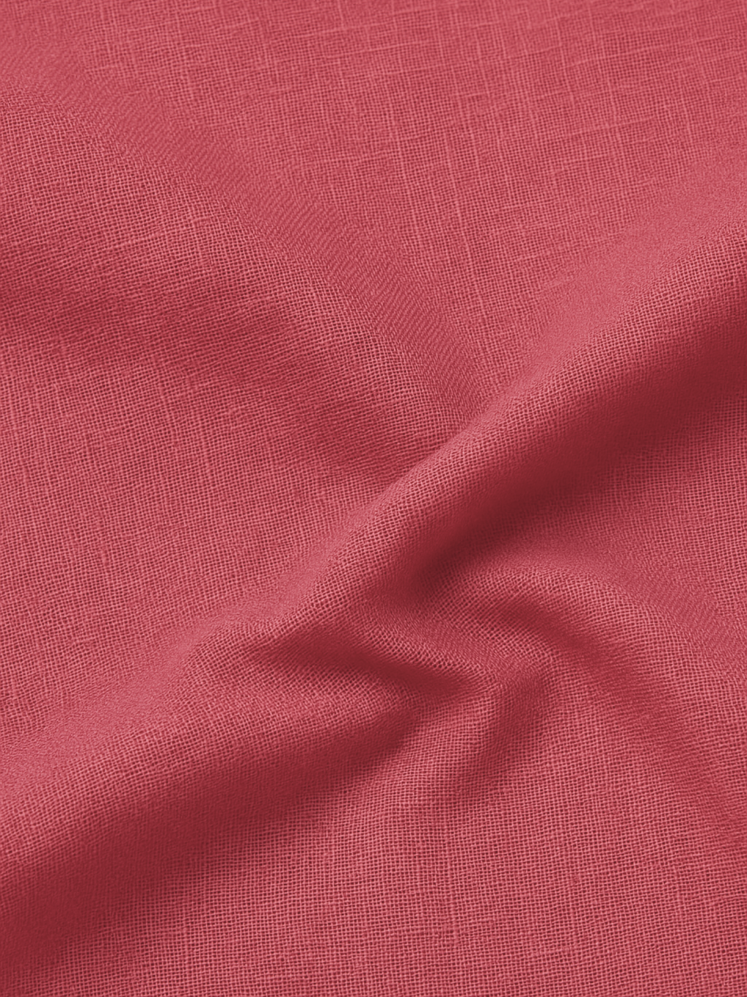 Terracotta Red 100% Pure Linen Shirt