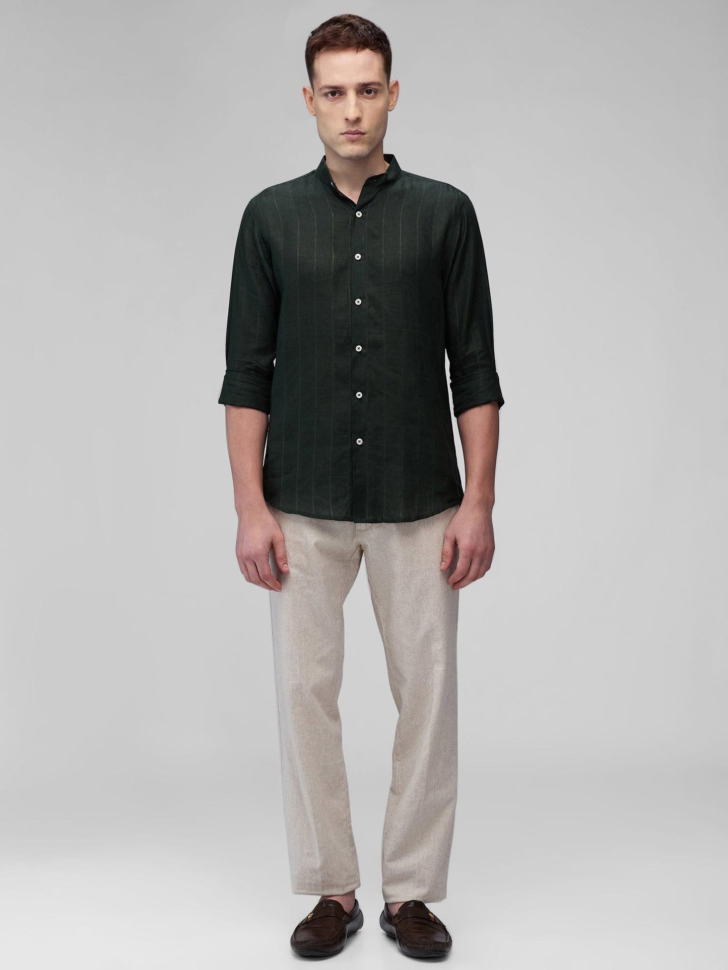 Verdant 100% Pure Linen Stripe - Bhrata
